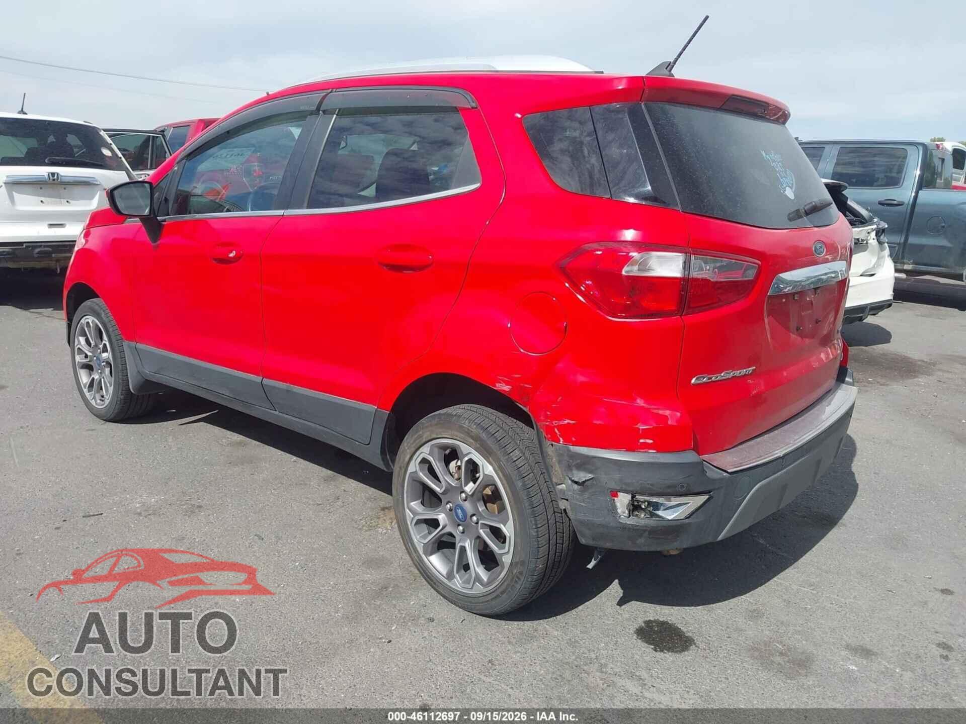 FORD ECOSPORT 2020 - MAJ6S3KL3LC363642