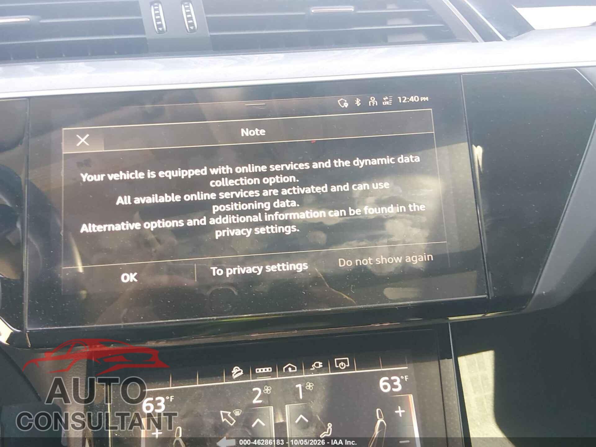 AUDI E-TRON 2021 - WA1AAAGE0MB016602