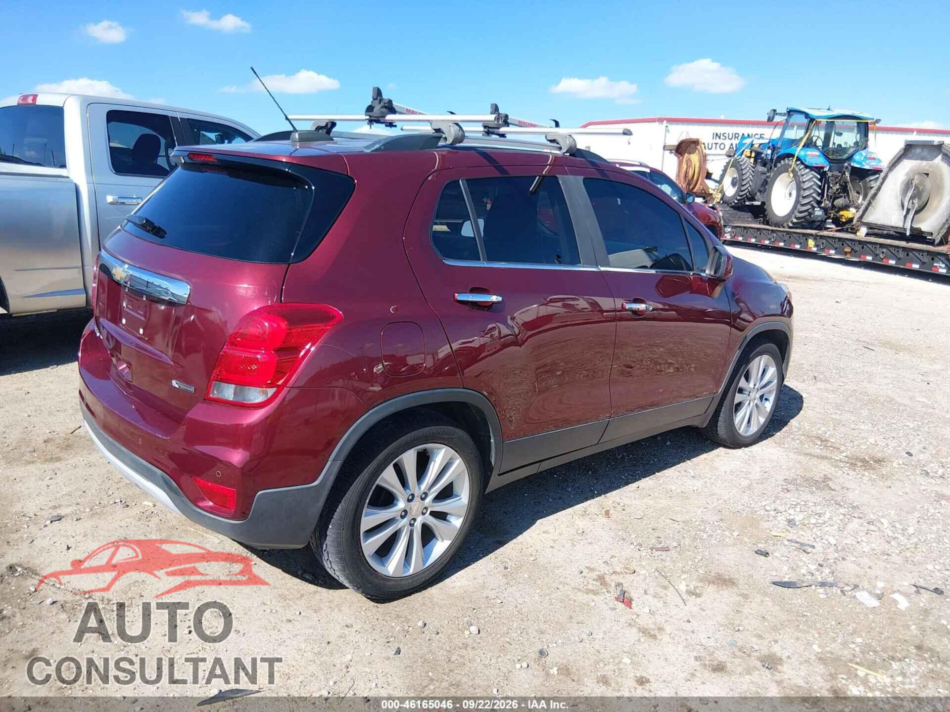CHEVROLET TRAX 2017 - 3GNCJMSB0HL195426