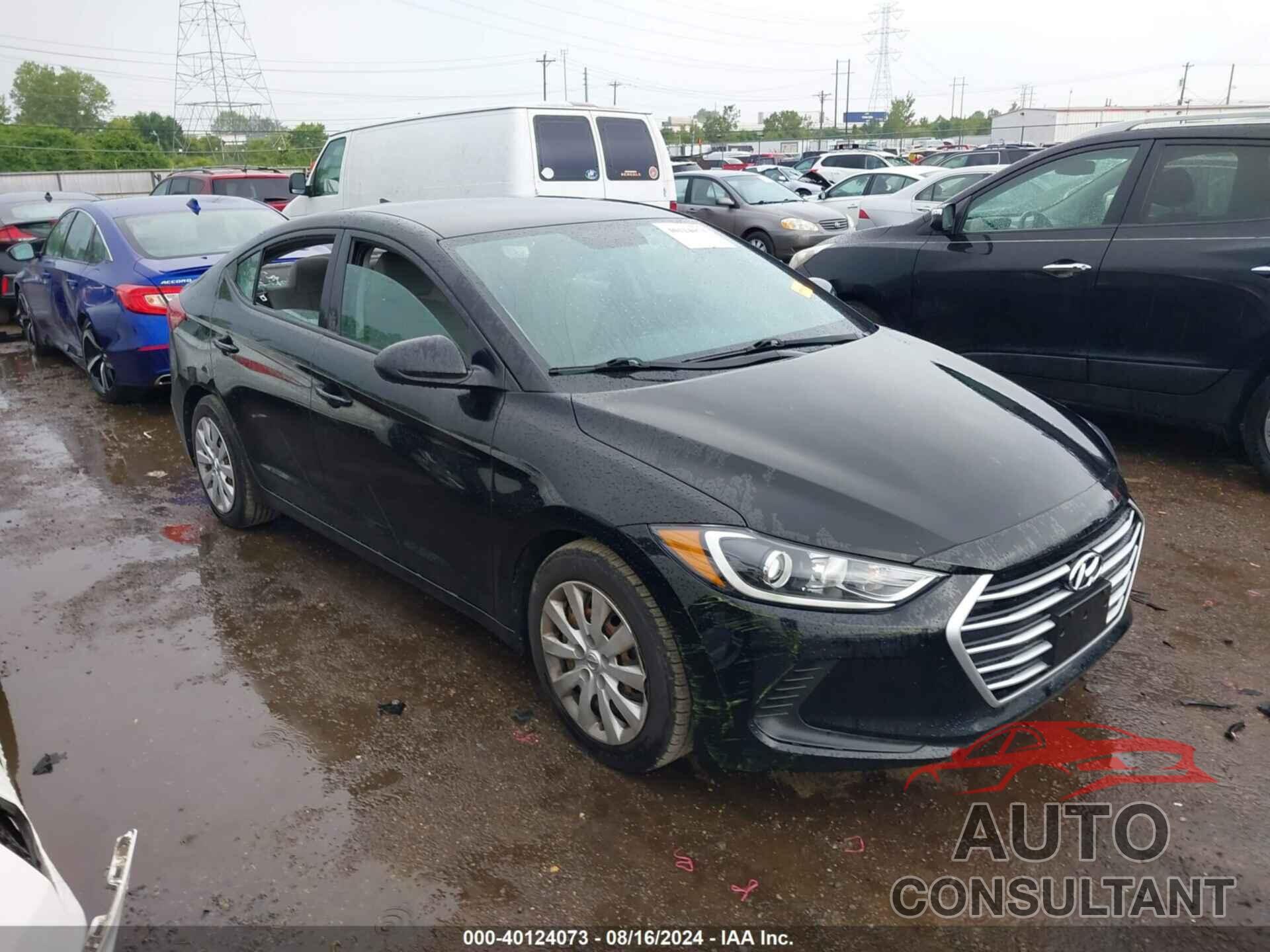 HYUNDAI ELANTRA 2018 - KMHD84LF0JU475560