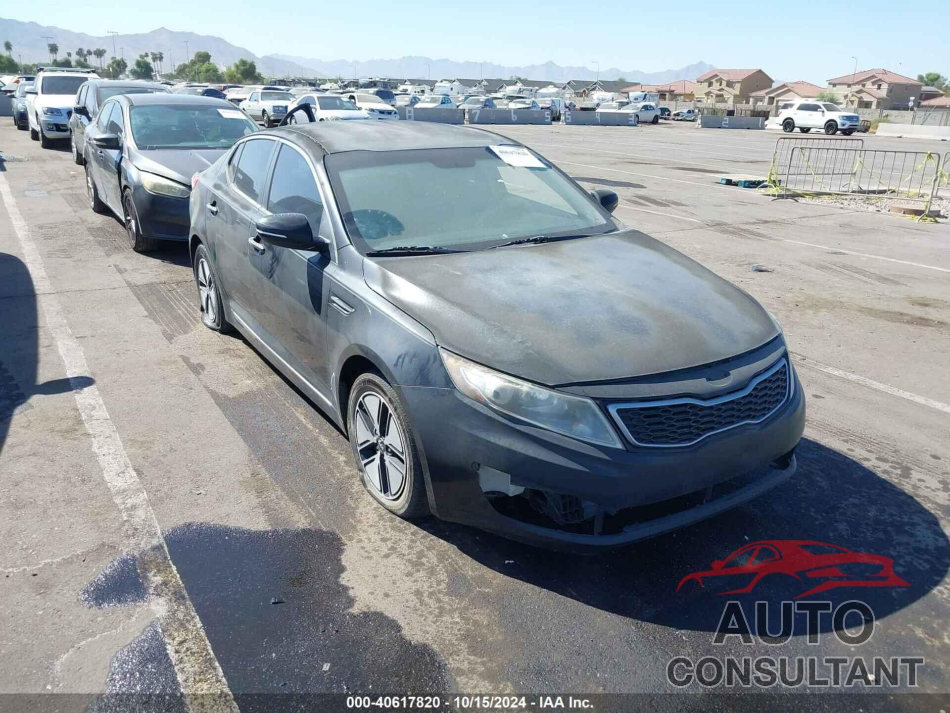 KIA OPTIMA HYBRID 2012 - KNAGM4AD3C5016385