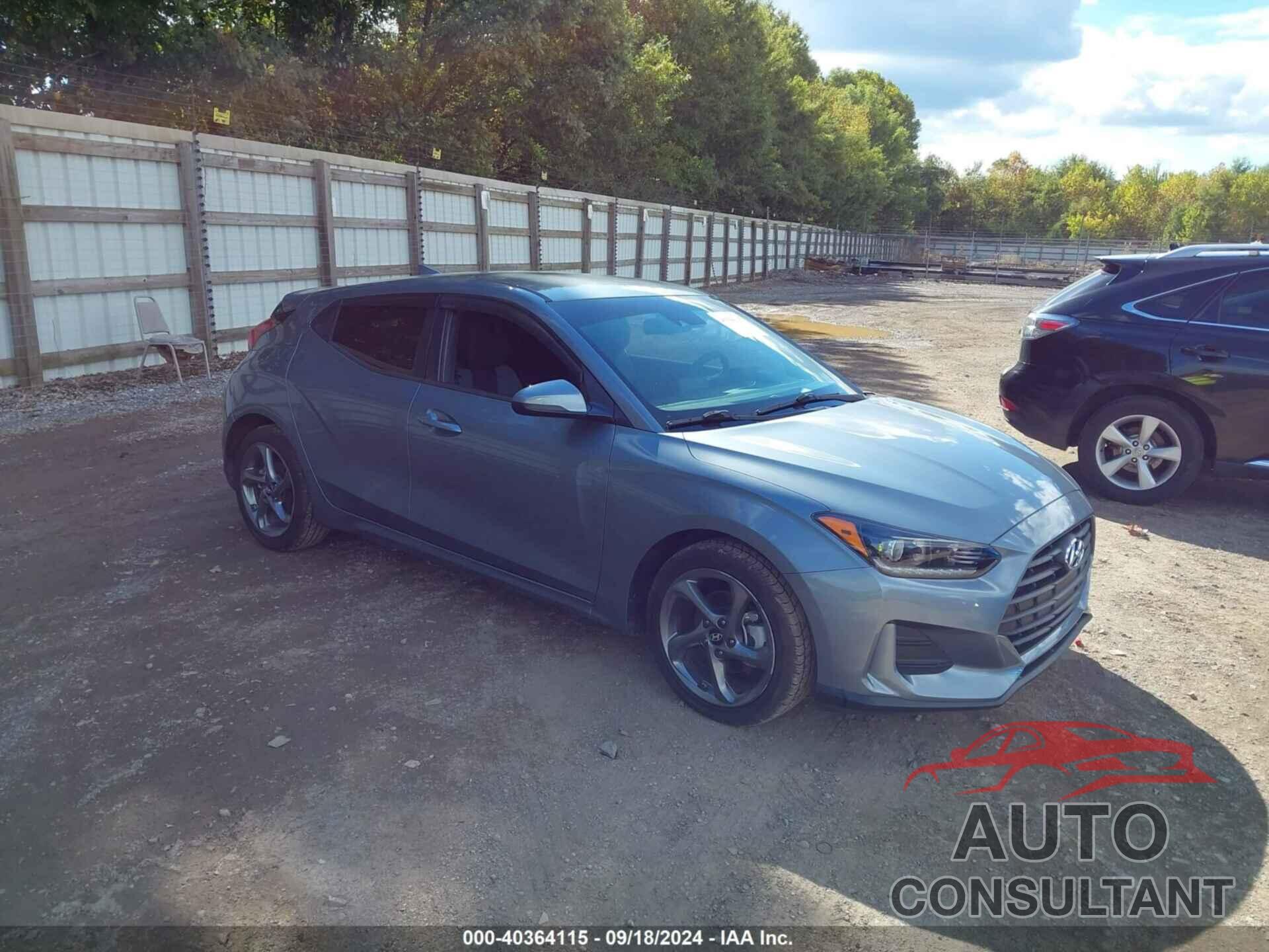 HYUNDAI VELOSTER 2019 - KMHTG6AF8KU008384