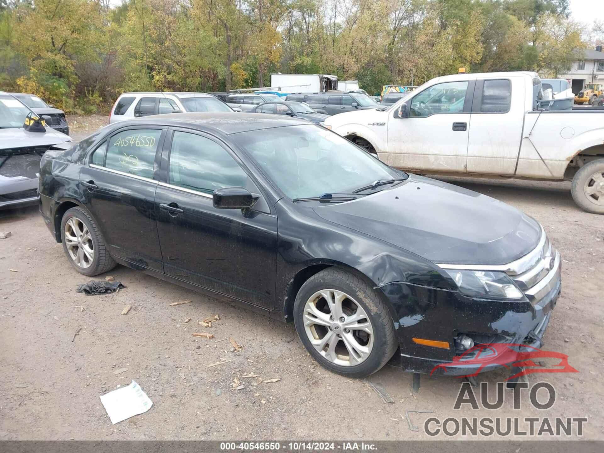 FORD FUSION 2012 - 3FAHP0HA1CR120704