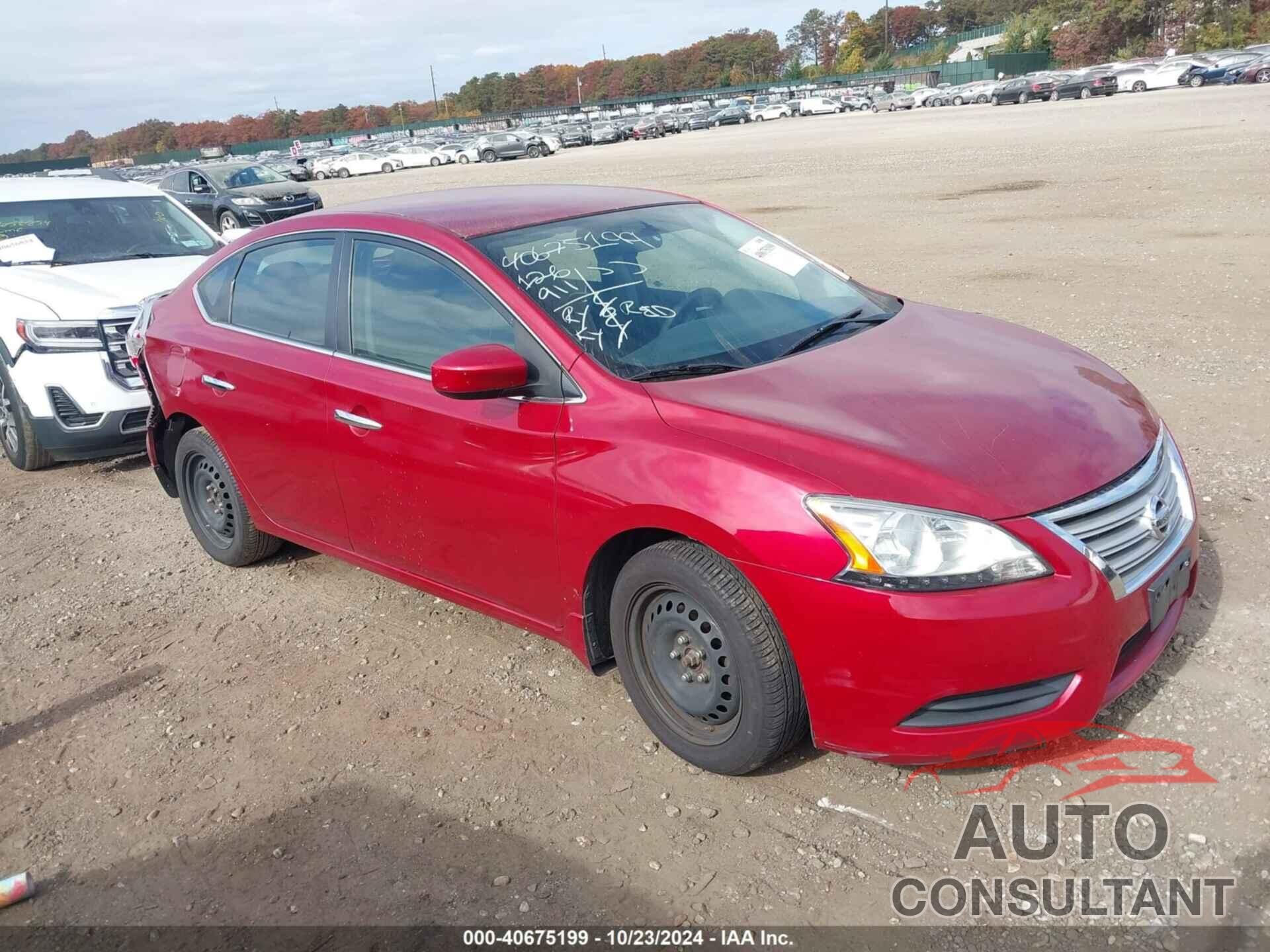 NISSAN SENTRA 2014 - 3N1AB7APXEY268315