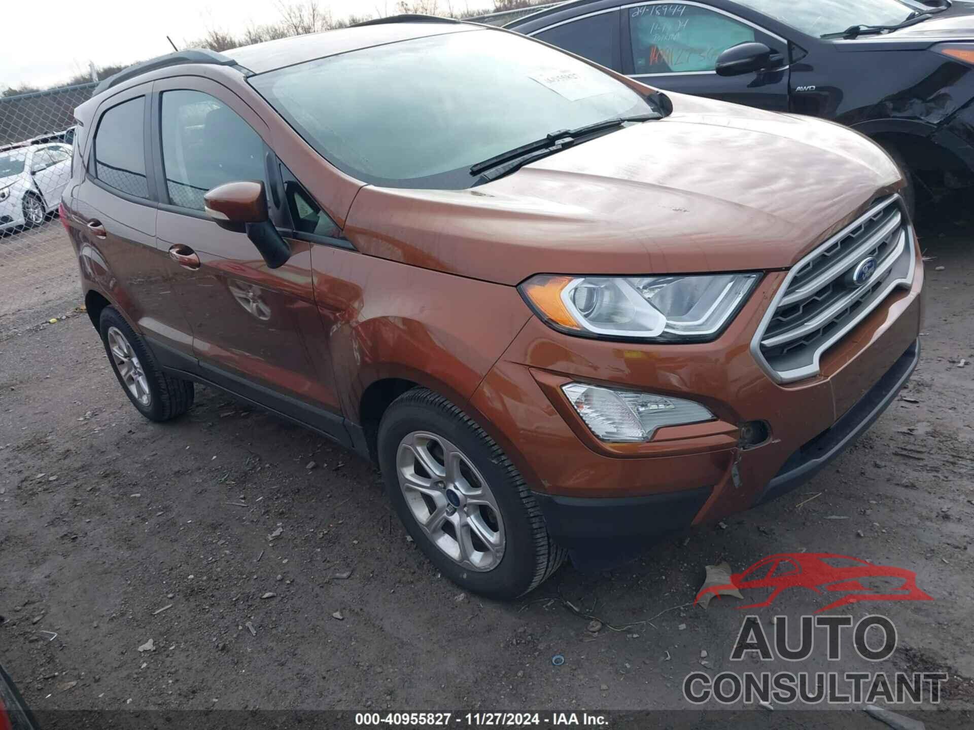 FORD ECOSPORT 2019 - MAJ3S2GE2KC299972