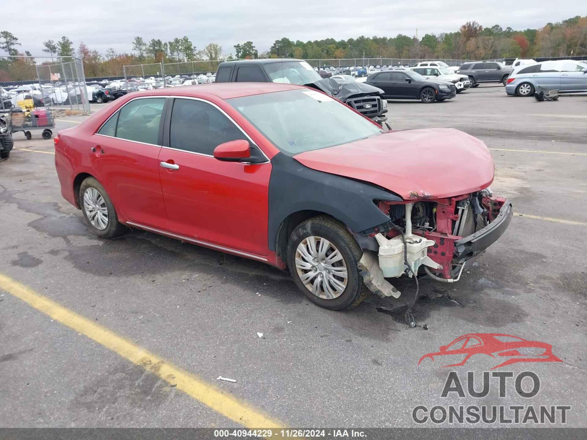 TOYOTA CAMRY 2012 - 4T1BF1FK0CU521556