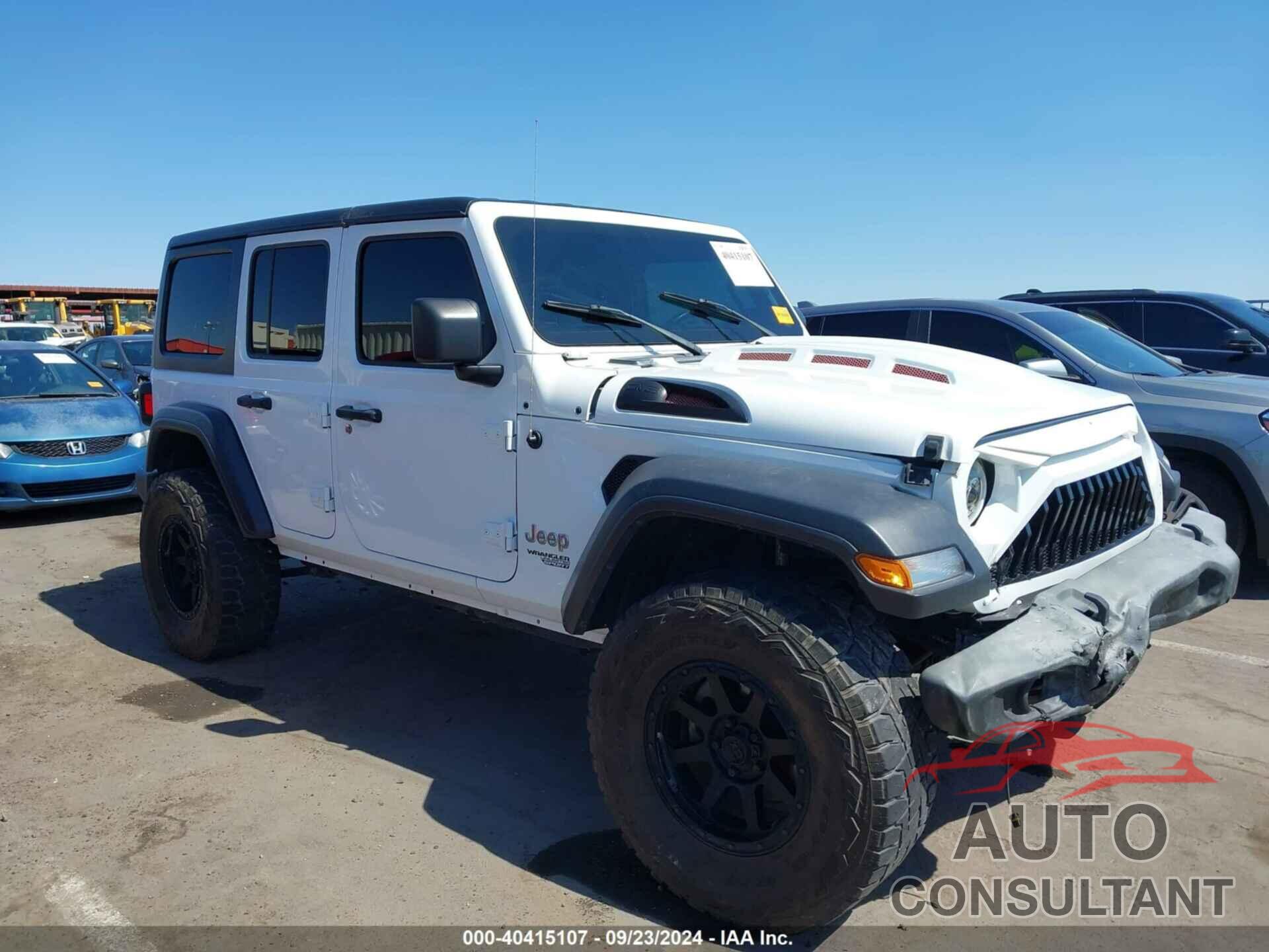 JEEP WRANGLER UNLIMITED 2018 - 1C4HJXDG8JW290647