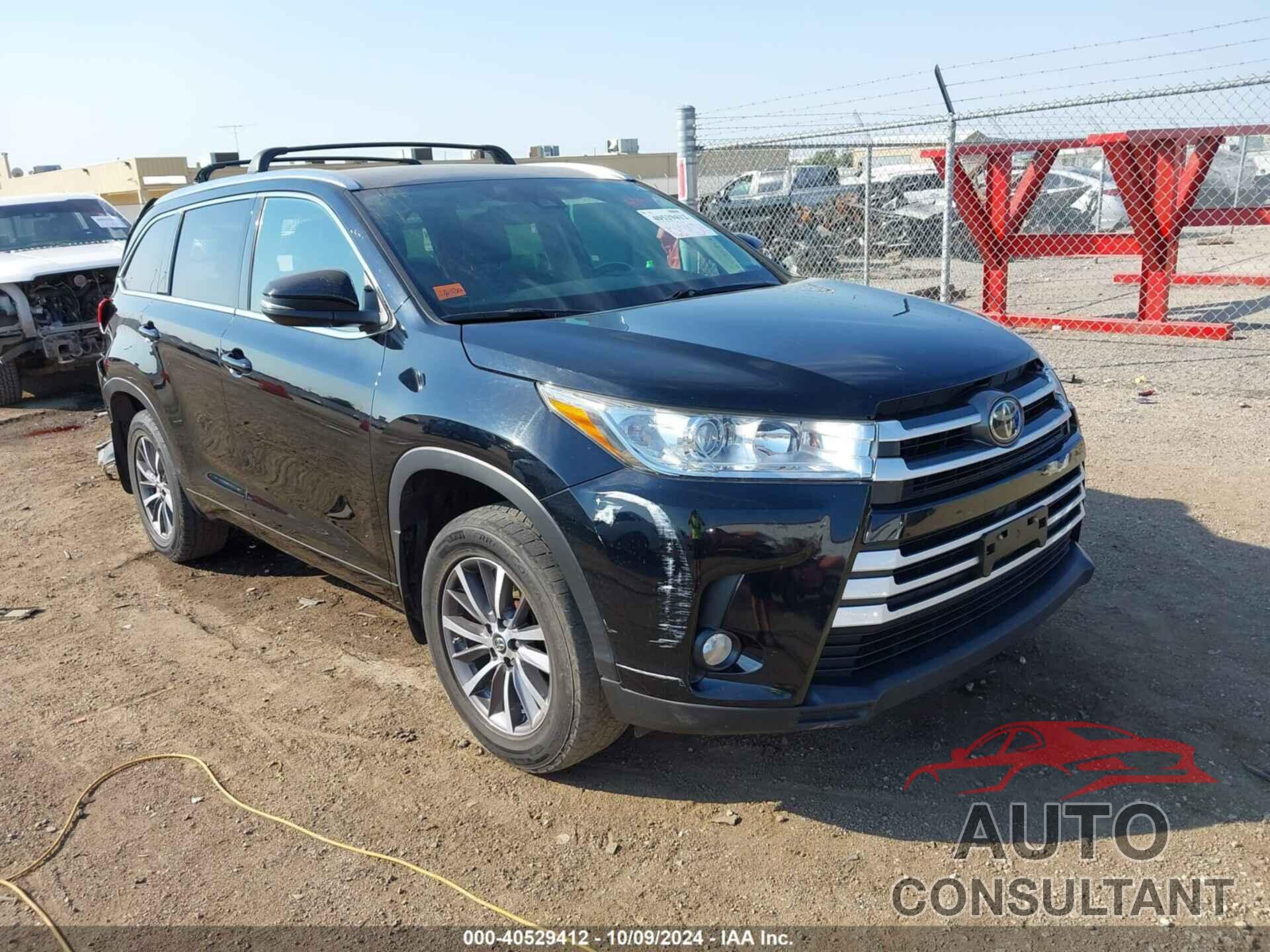 TOYOTA HIGHLANDER 2017 - 5TDJZRFH6HS392390