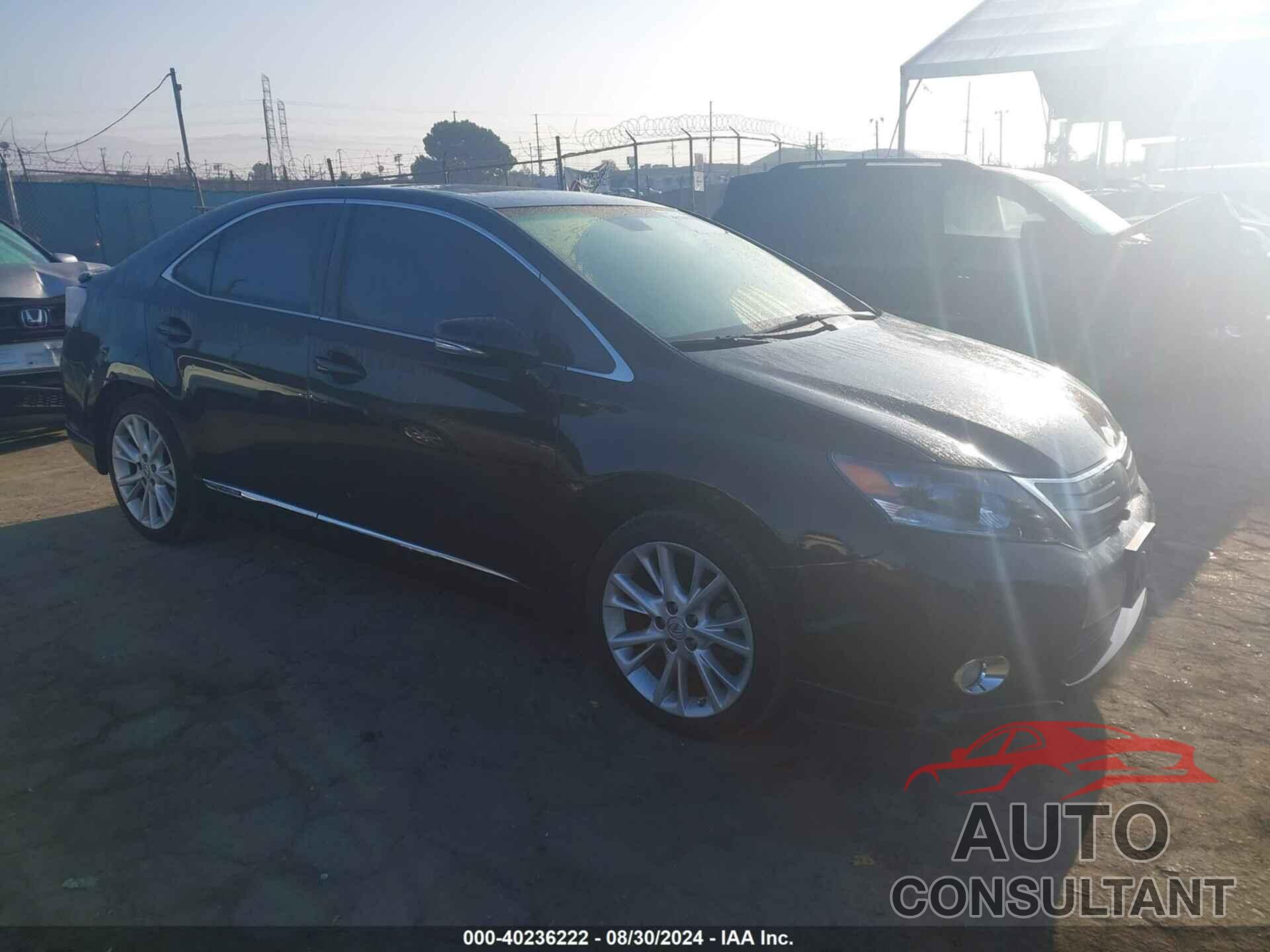 LEXUS HS 250H 2010 - JTHBB1BA6A2014732