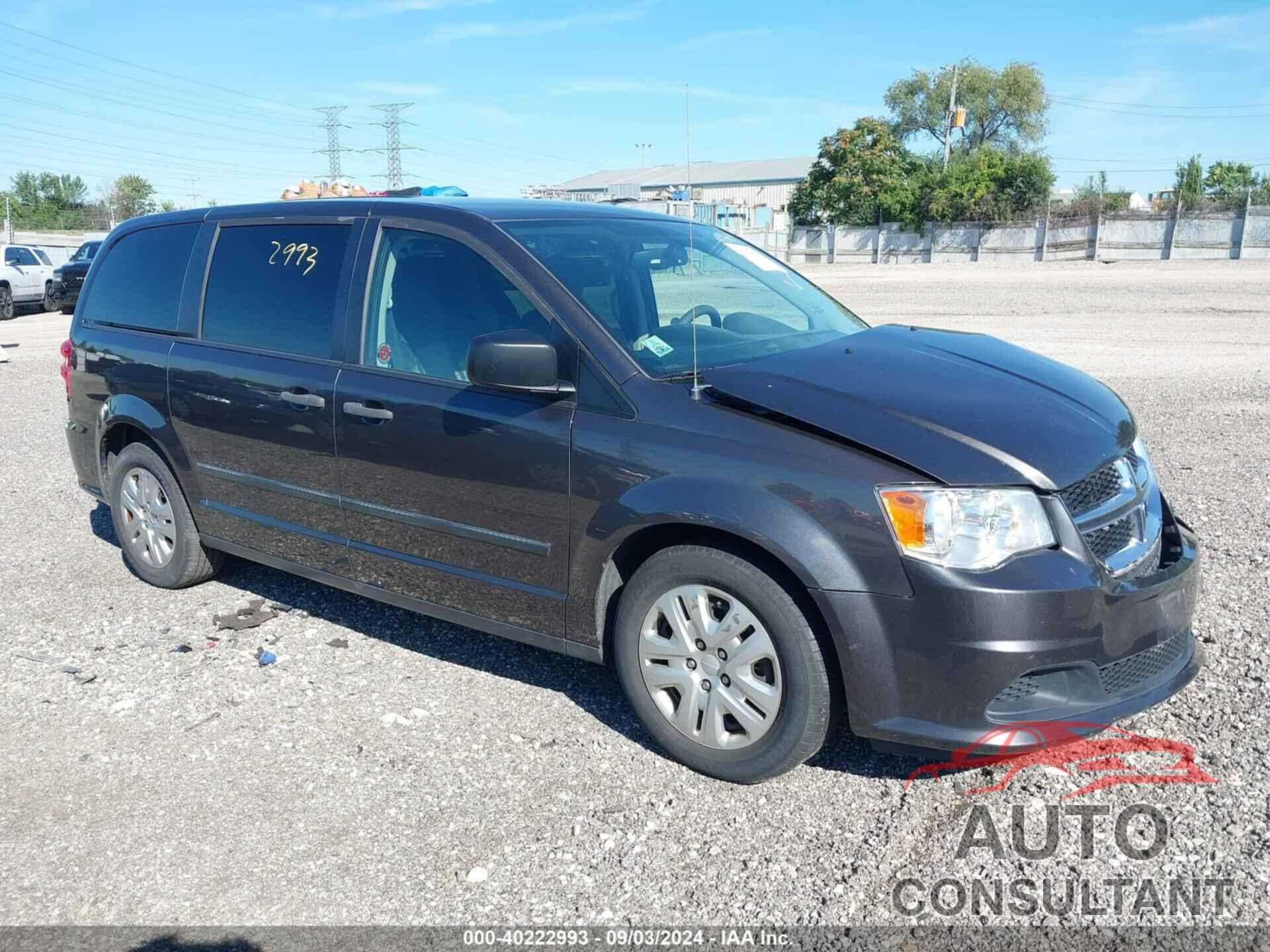 DODGE GRAND CARAVAN 2016 - 2C4RDGBG5GR315164