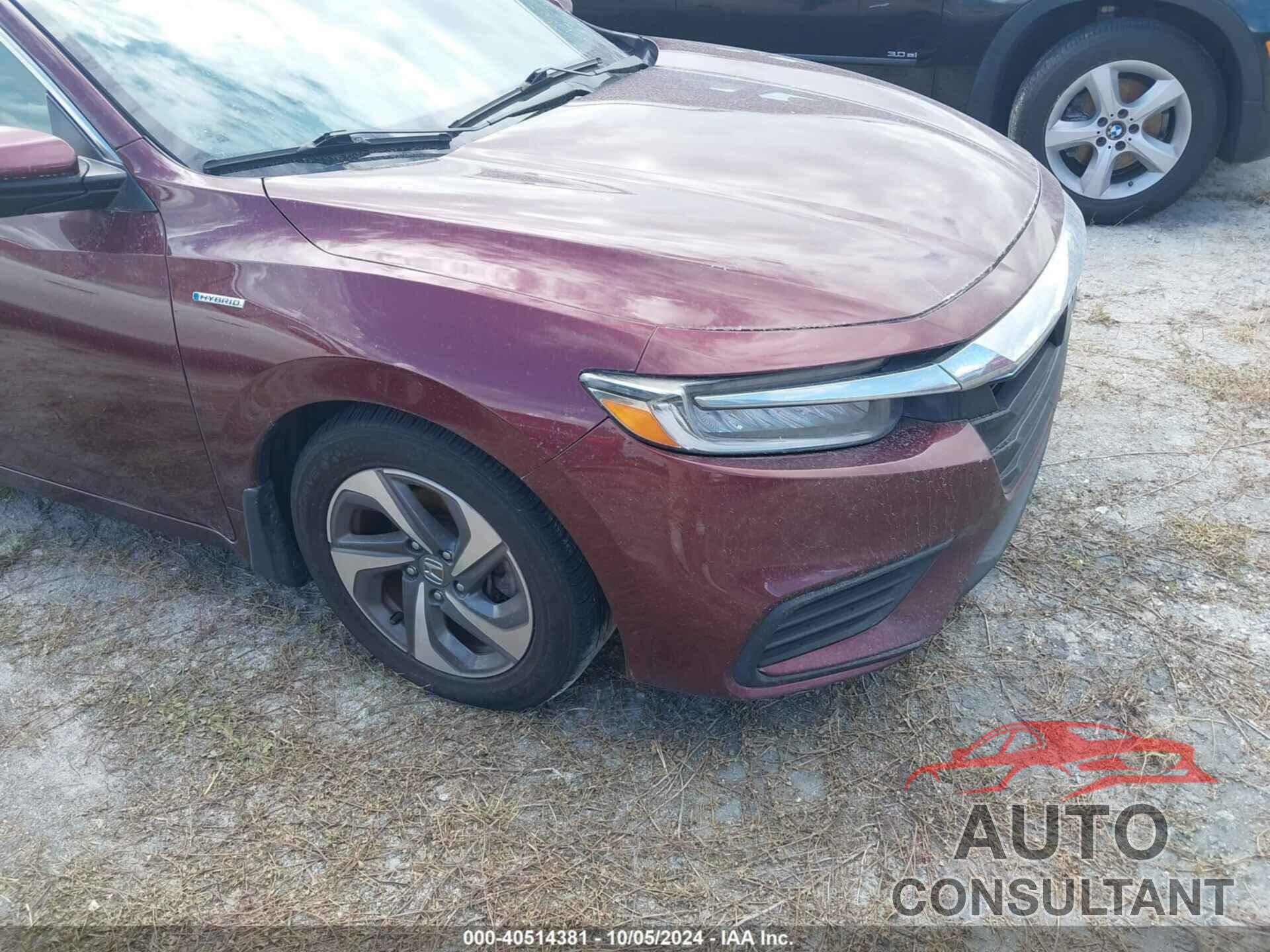 HONDA INSIGHT 2019 - 19XZE4F58KE012426
