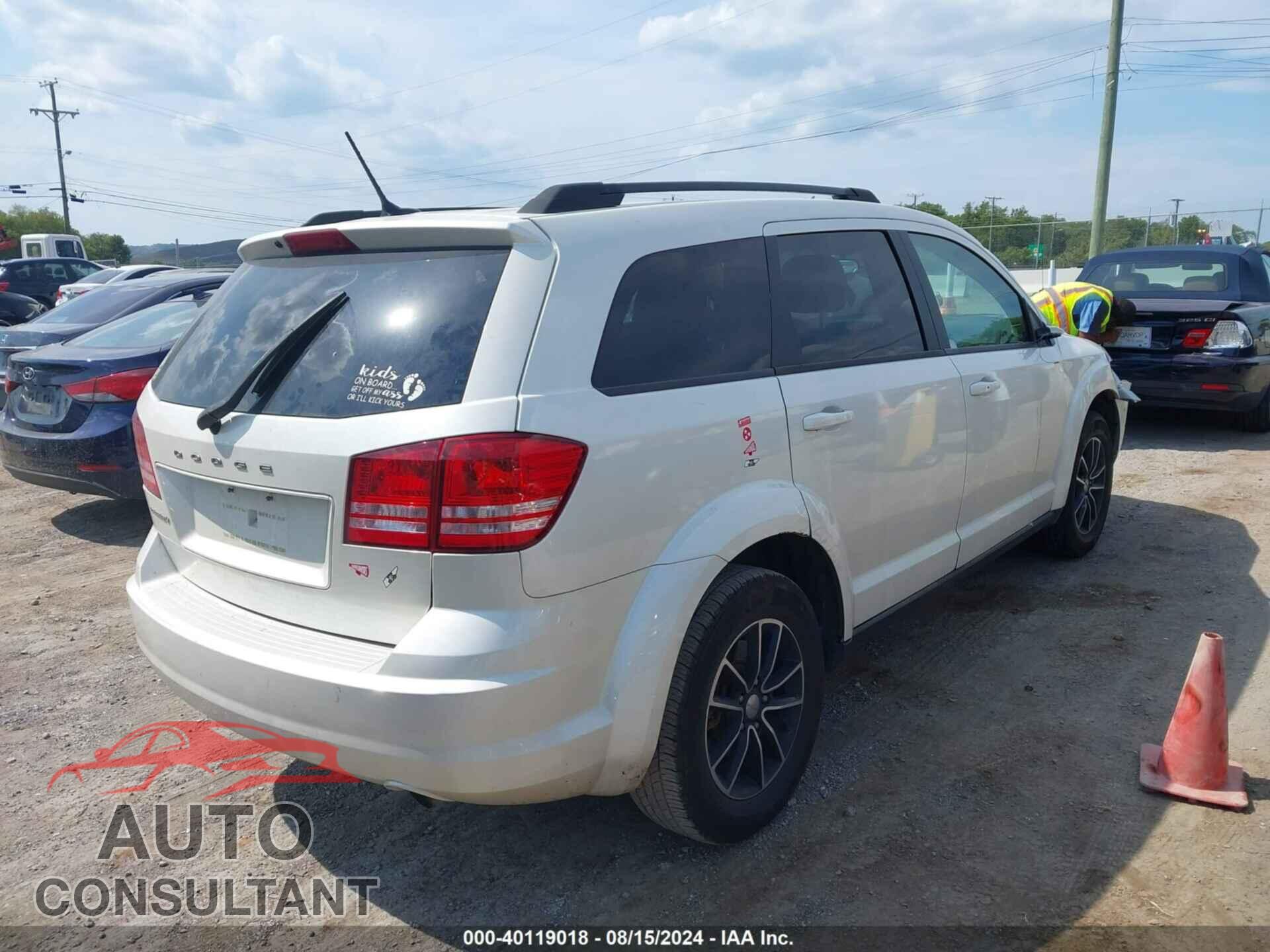DODGE JOURNEY 2017 - 3C4PDCAB8HT709102