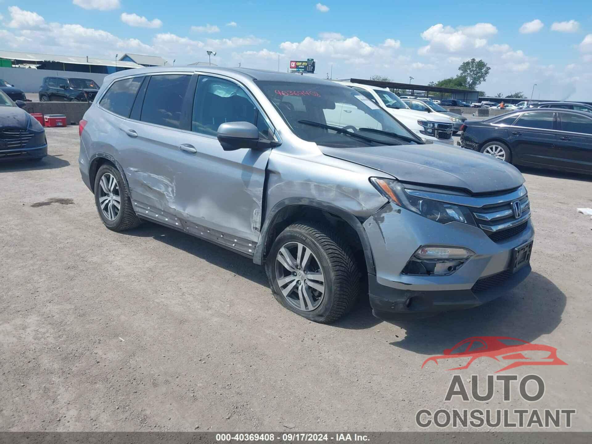 HONDA PILOT 2017 - 5FNYF5H56HB041664