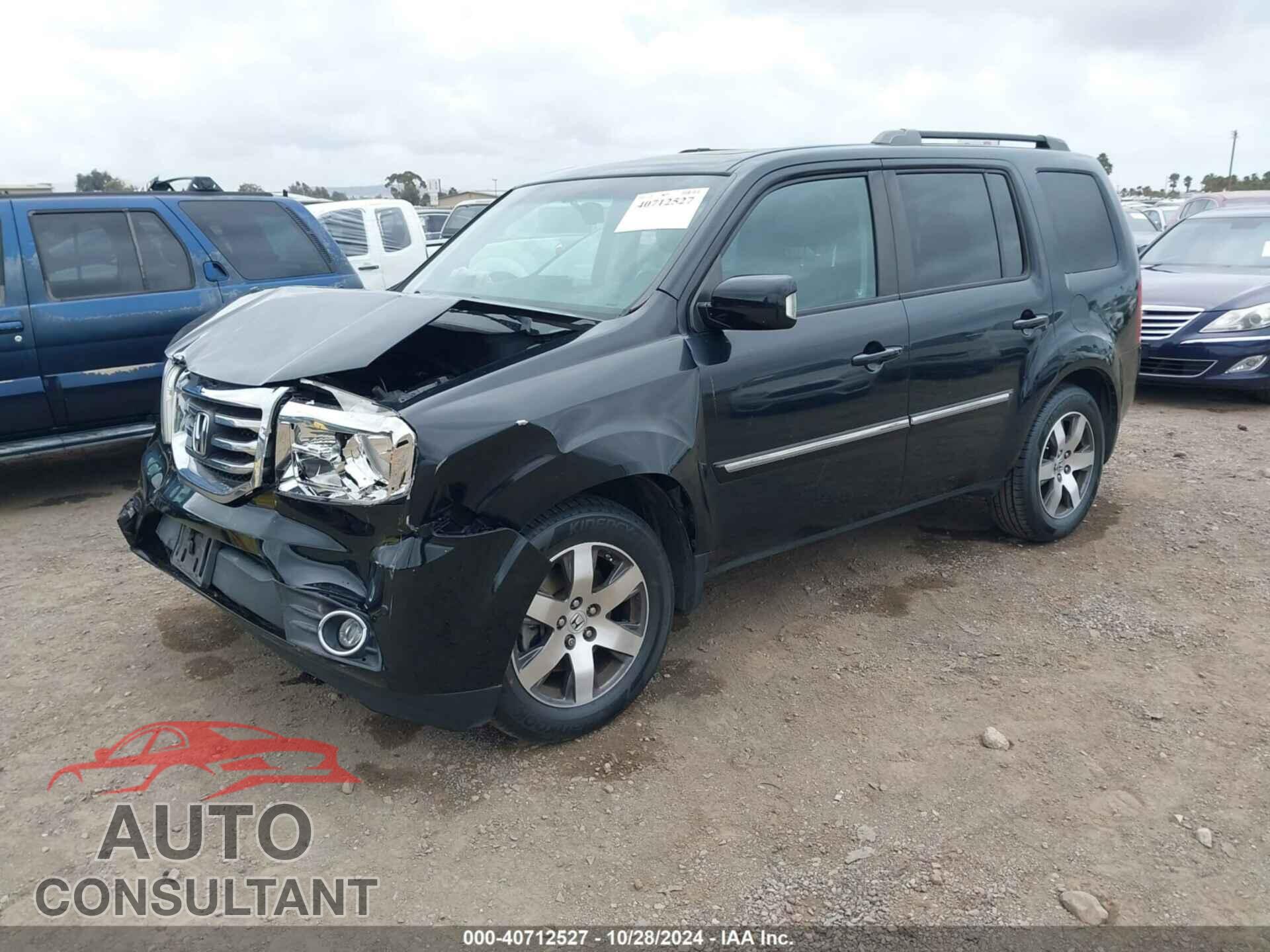 HONDA PILOT 2012 - 5FNYF4H98CB059461