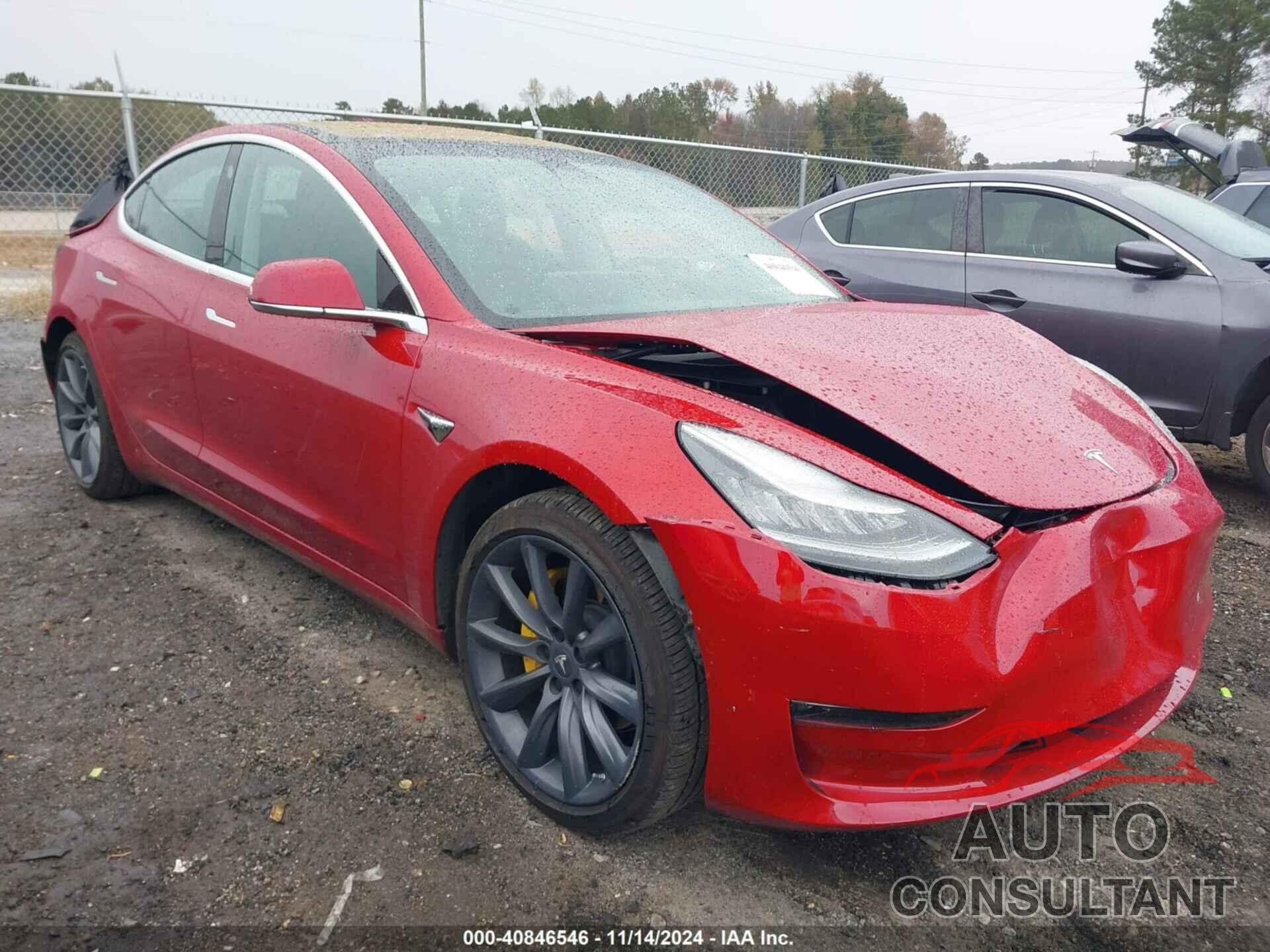 TESLA MODEL 3 2018 - 5YJ3E1EBXJF117344