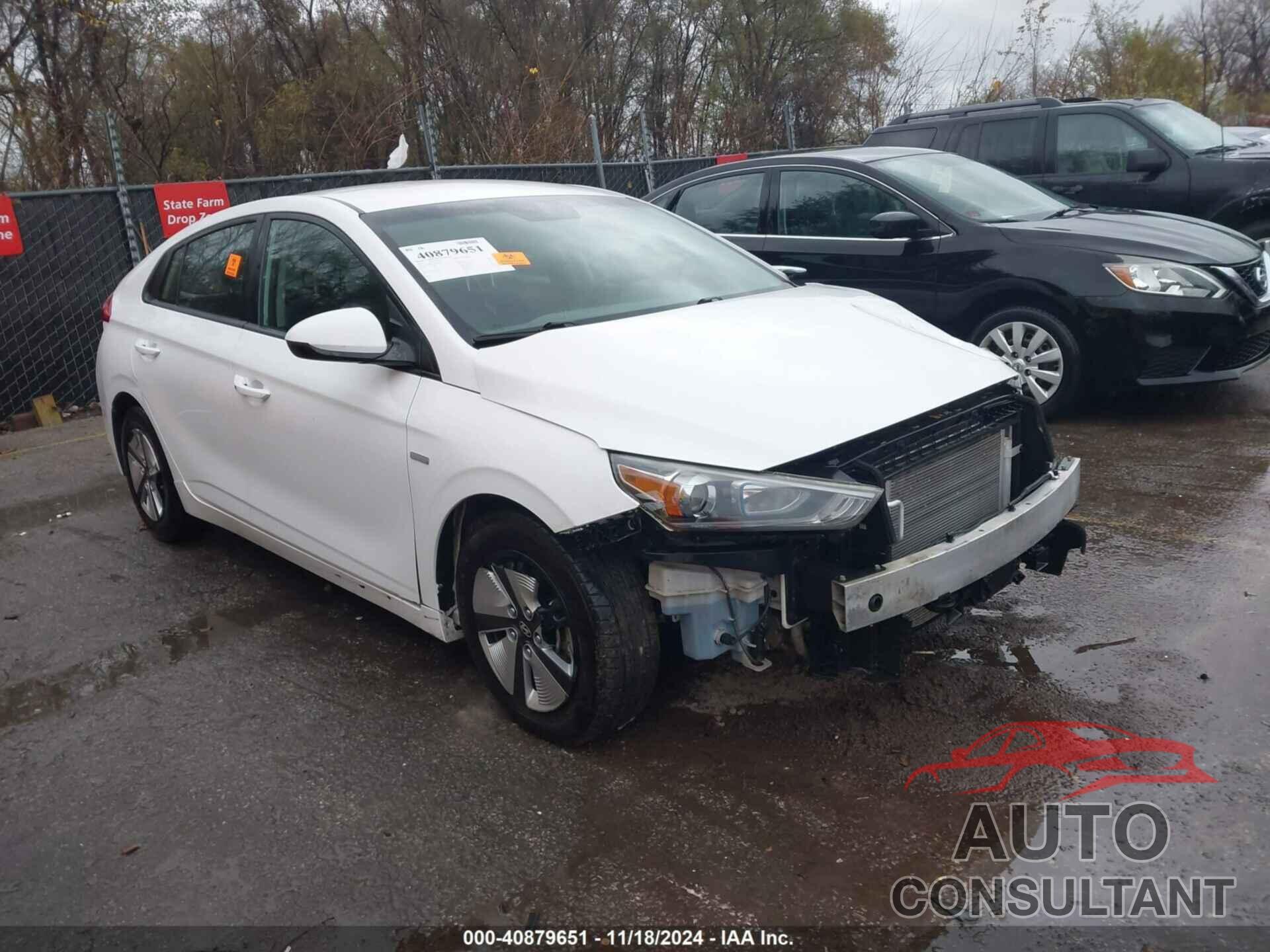 HYUNDAI IONIQ HYBRID 2018 - KMHC65LC8JU091393