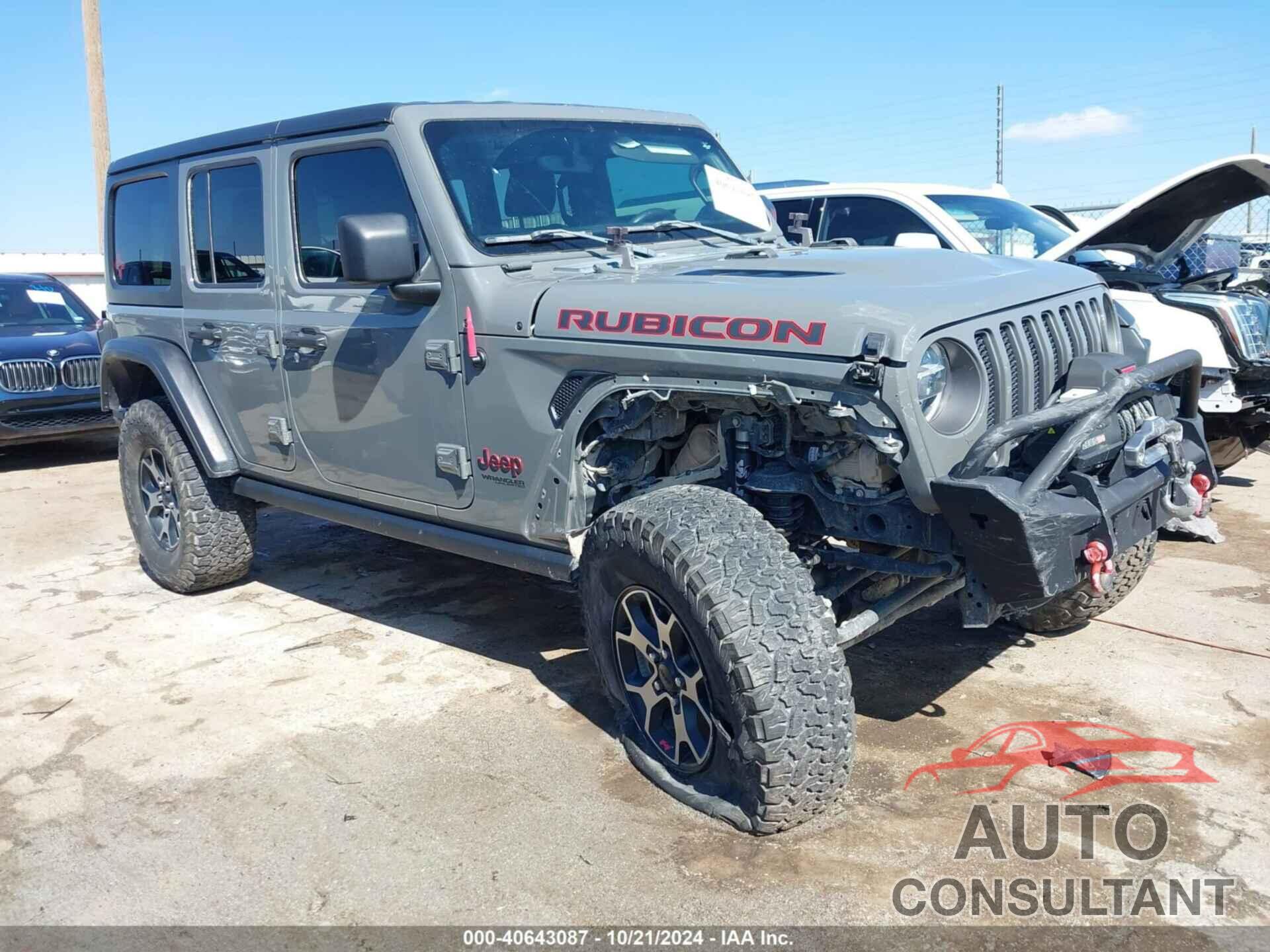 JEEP WRANGLER UNLIMITED 2019 - 1C4HJXFG5KW616760