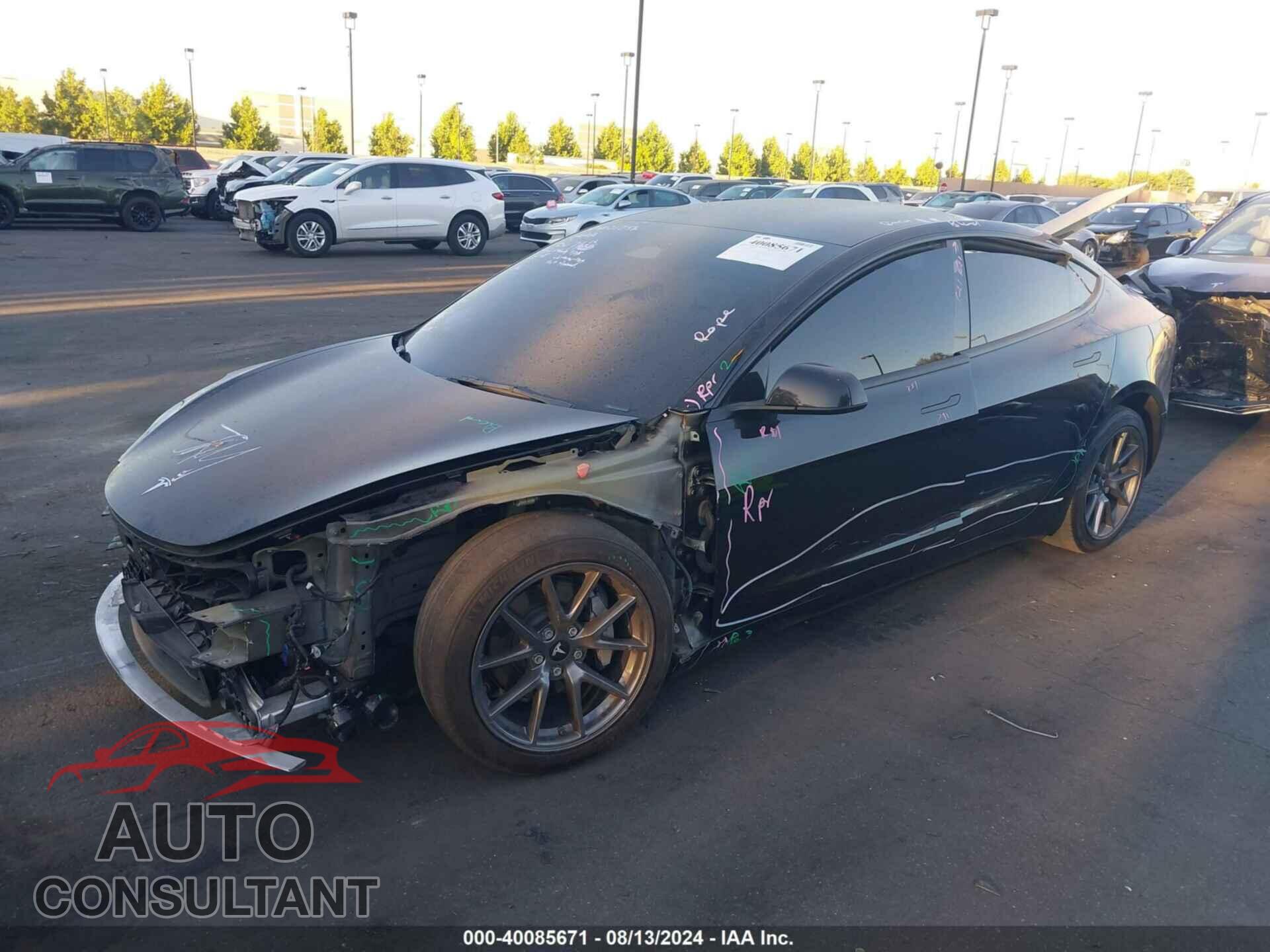 TESLA MODEL 3 2022 - 5YJ3E1EB9NF335409