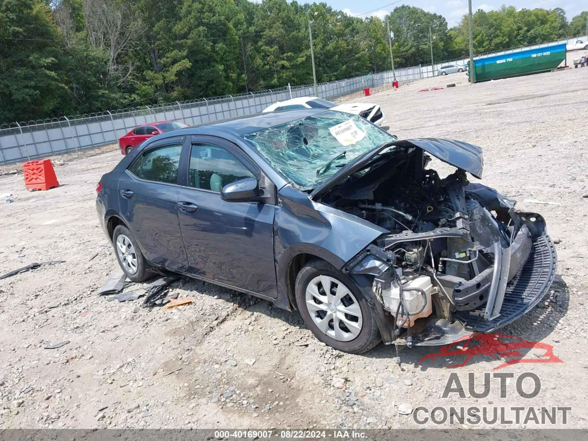 TOYOTA COROLLA 2016 - 5YFBURHE5GP514346
