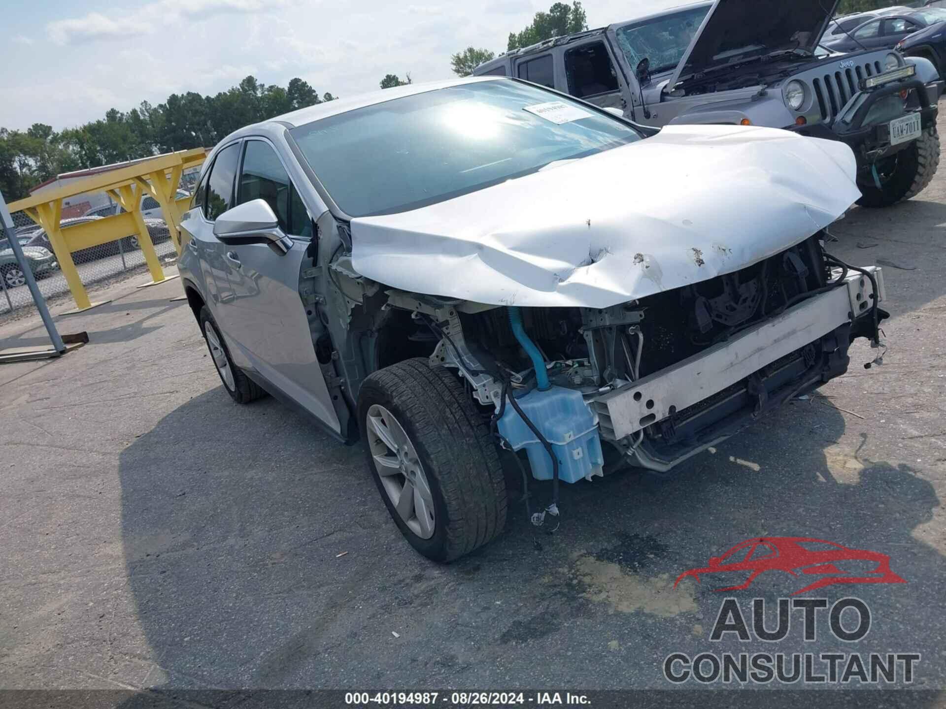 LEXUS RX 350 2016 - 2T2BZMCA9GC008491