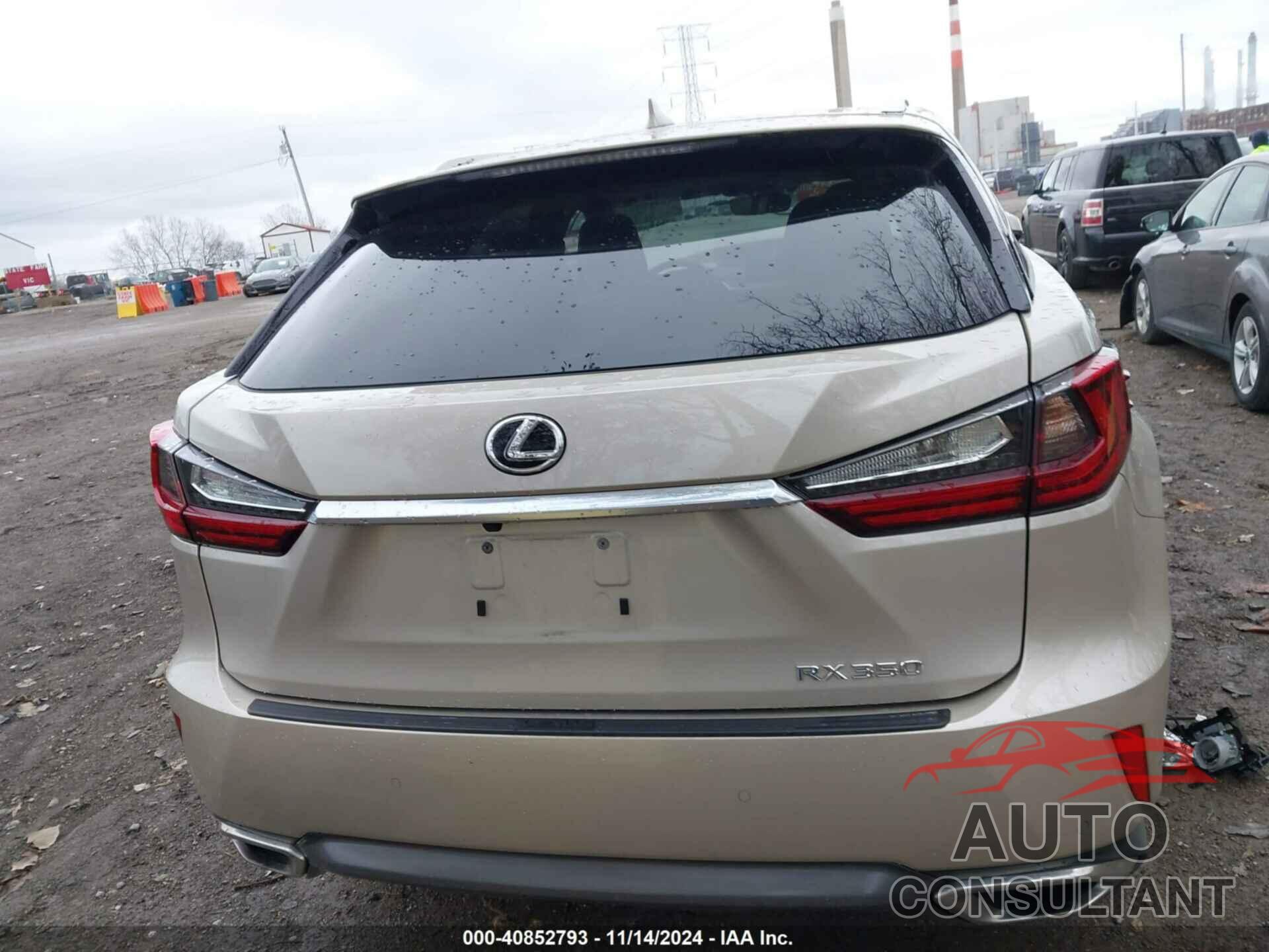 LEXUS RX 350 2017 - 2T2BZMCA0HC070024
