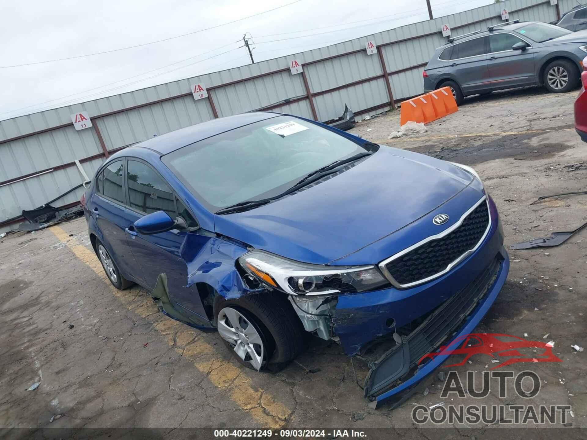 KIA FORTE 2017 - 3KPFL4A74HE095346