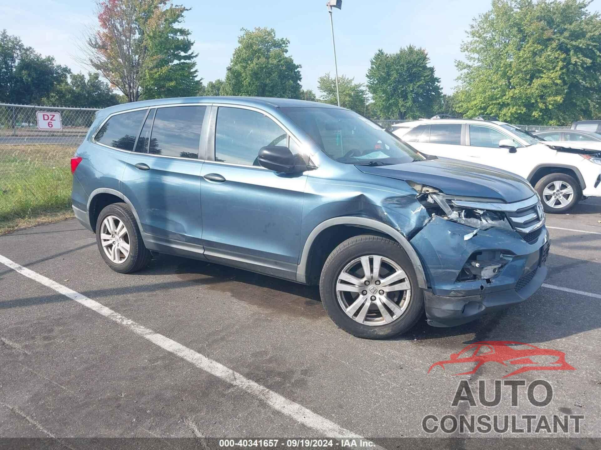 HONDA PILOT 2016 - 5FNYF5H15GB008506