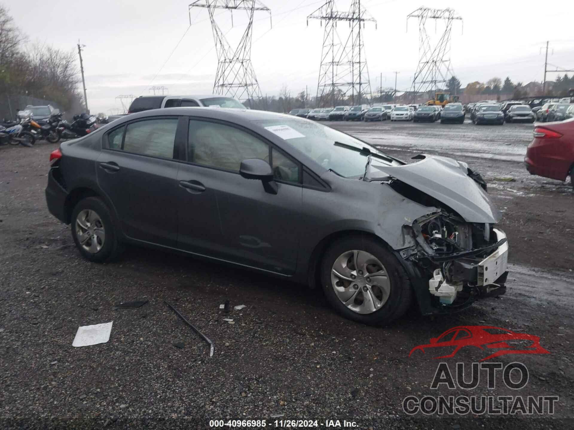 HONDA CIVIC 2013 - 19XFB2F57DE288759