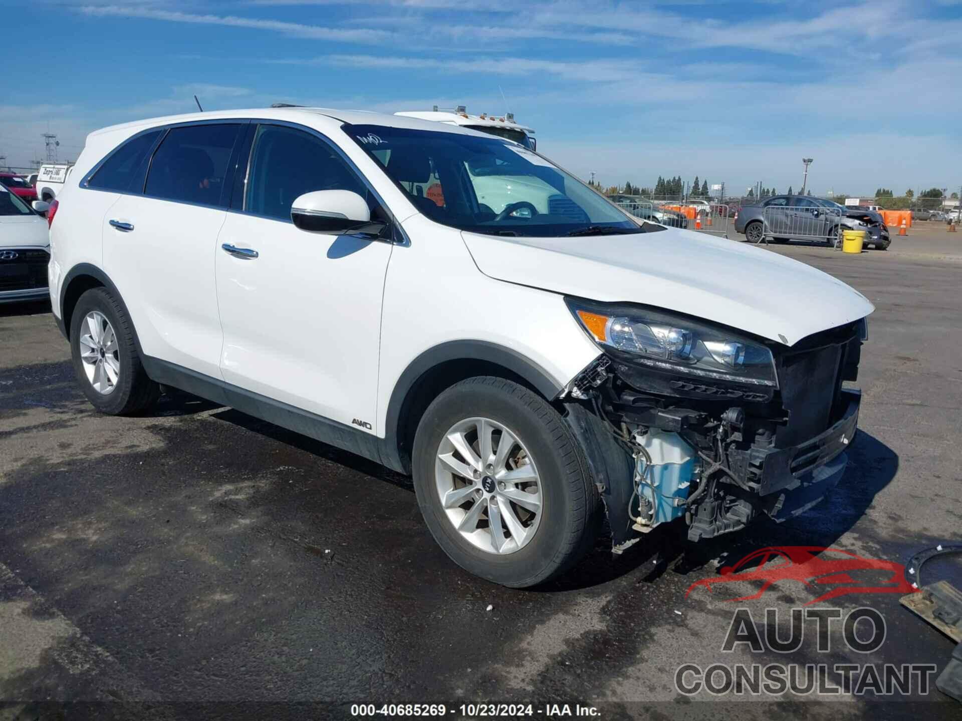 KIA SORENTO 2019 - 5XYPGDA59KG553450