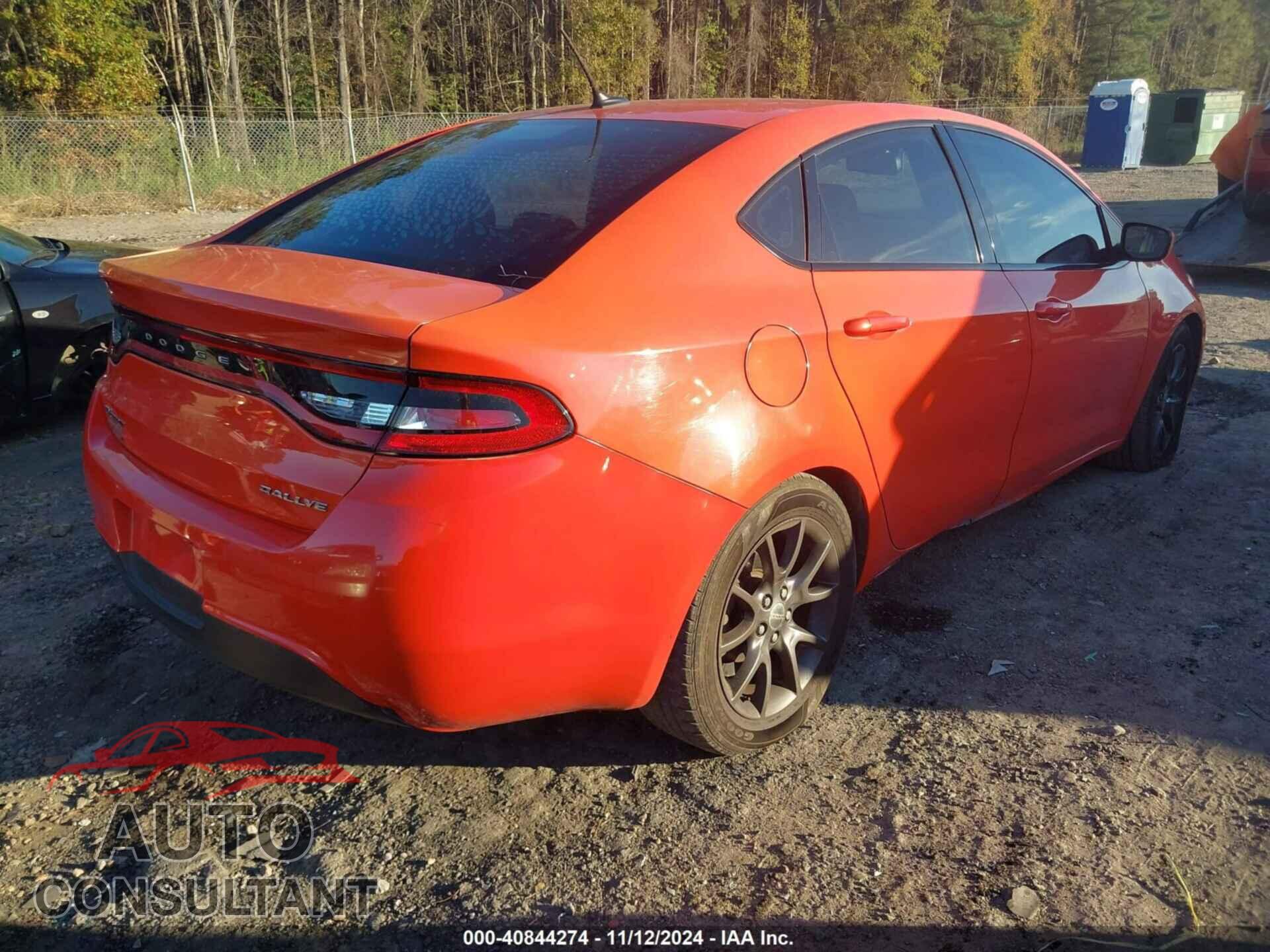 DODGE DART 2016 - 1C3CDFFA1GD820597