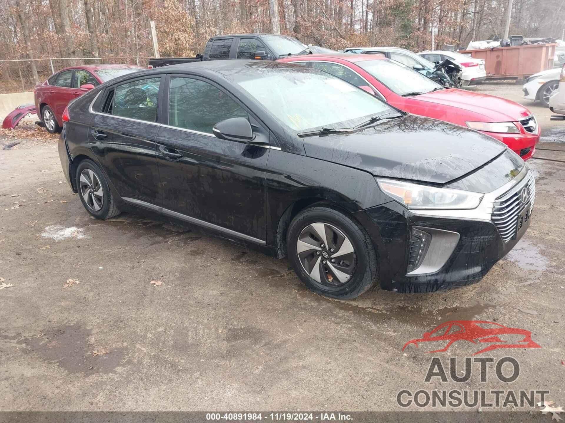 HYUNDAI IONIQ HYBRID 2019 - KMHC75LC1KU105844