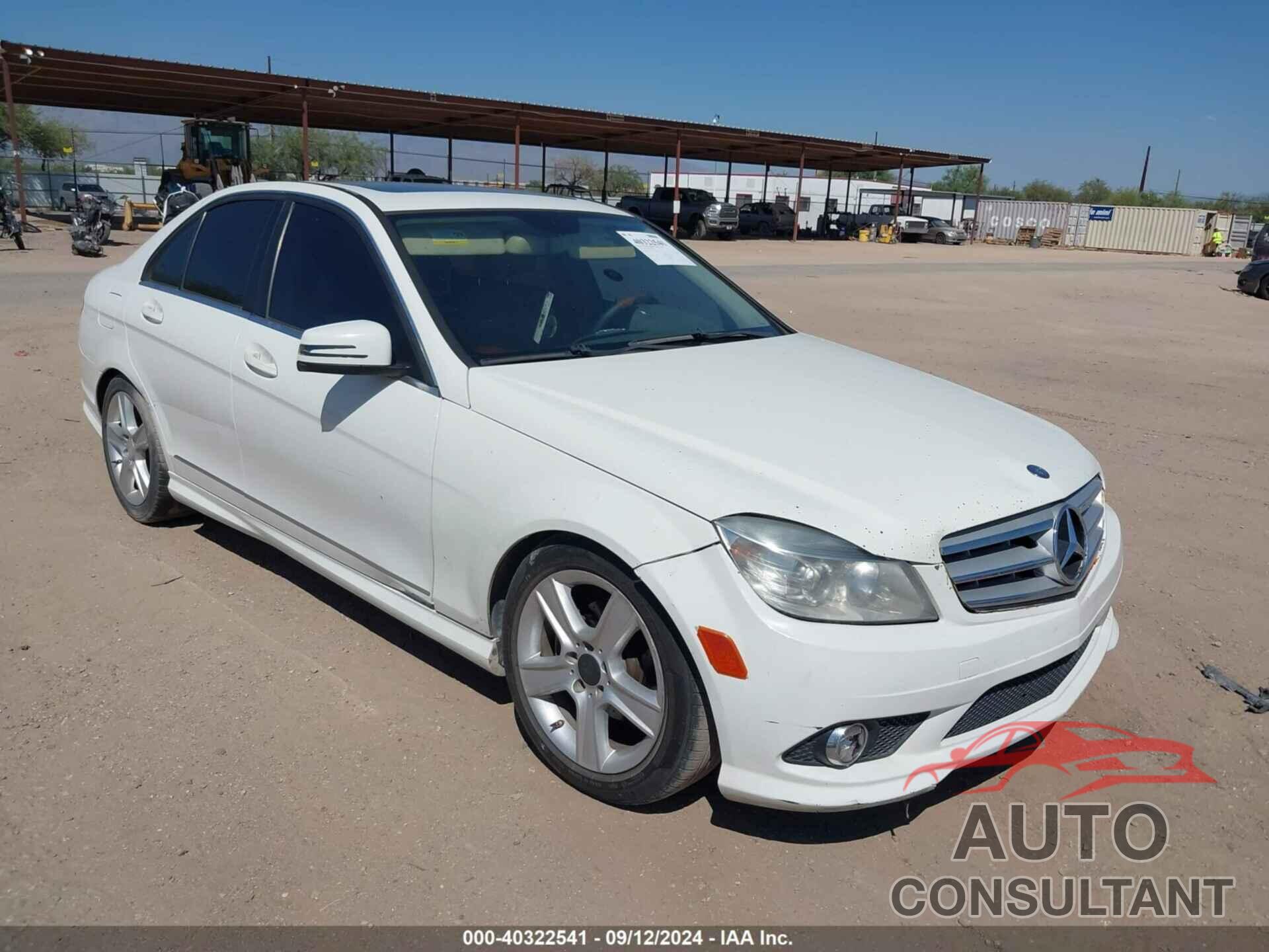 MERCEDES-BENZ C 300 2010 - WDDGF5EB6AF431984