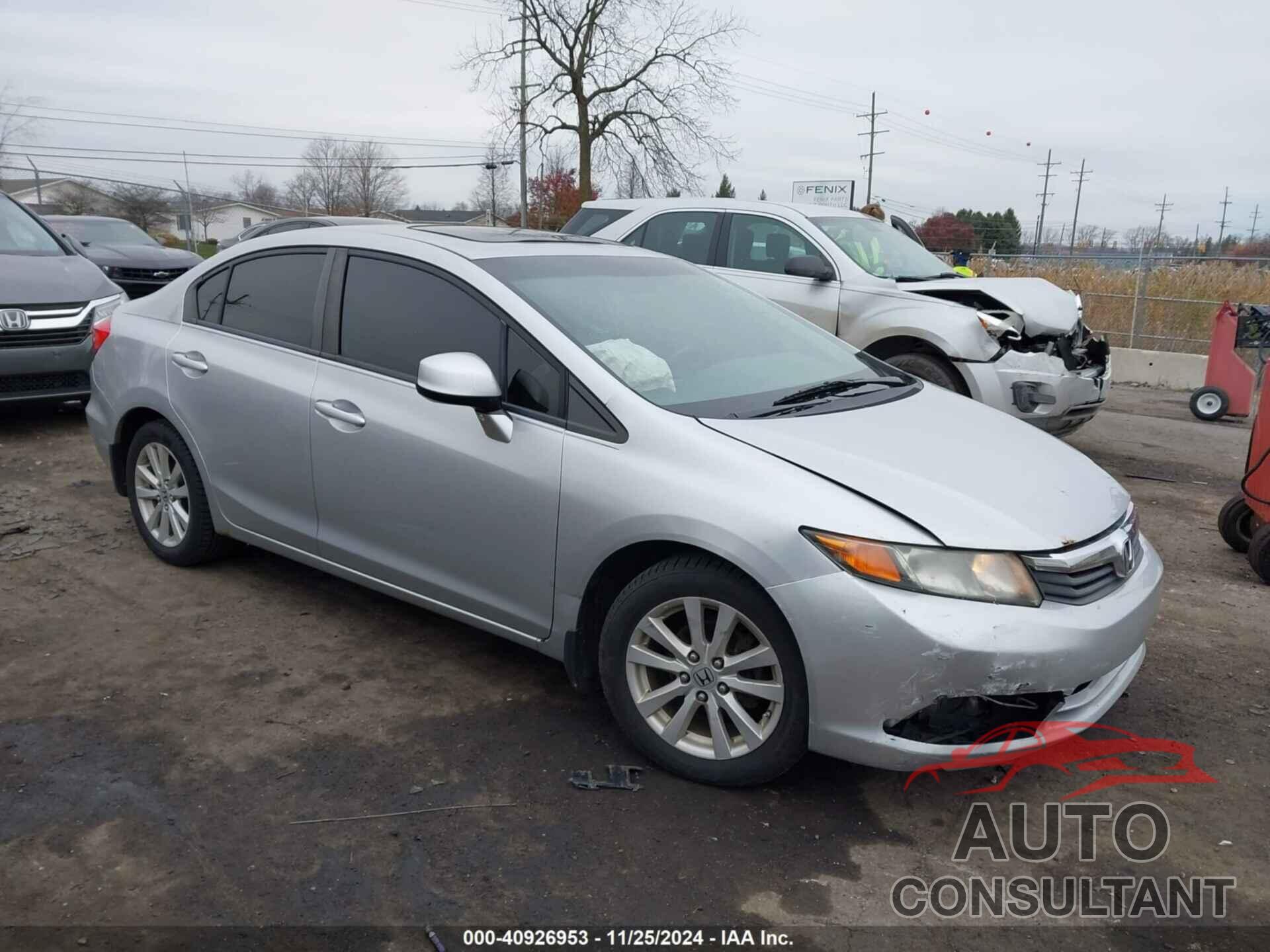HONDA CIVIC 2012 - 19XFB2F81CE085889