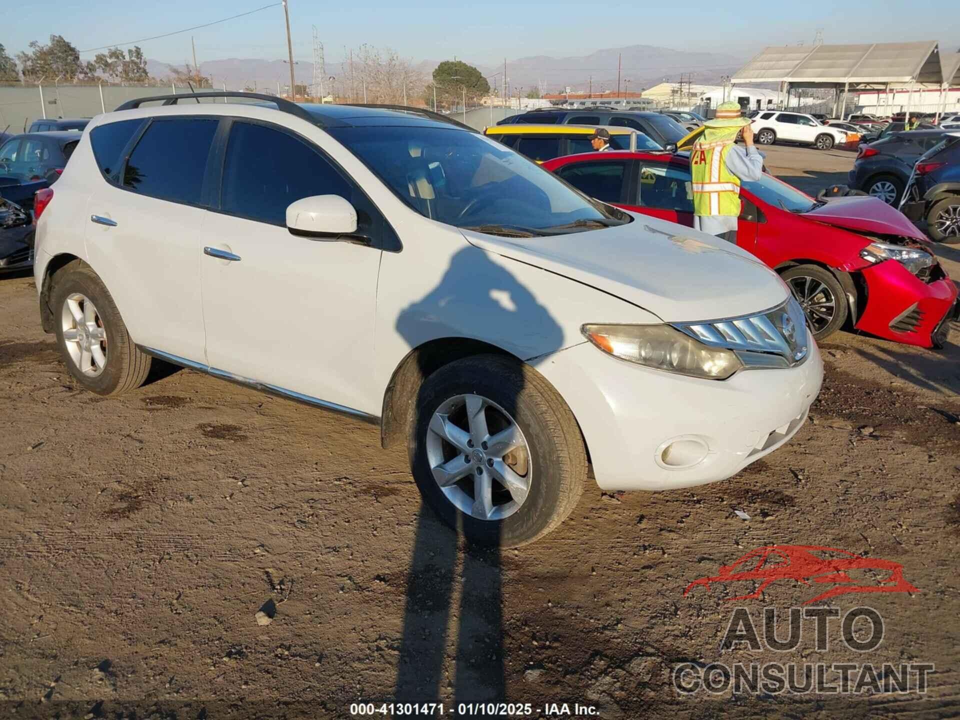 NISSAN MURANO 2009 - JN8AZ18WX9W122159