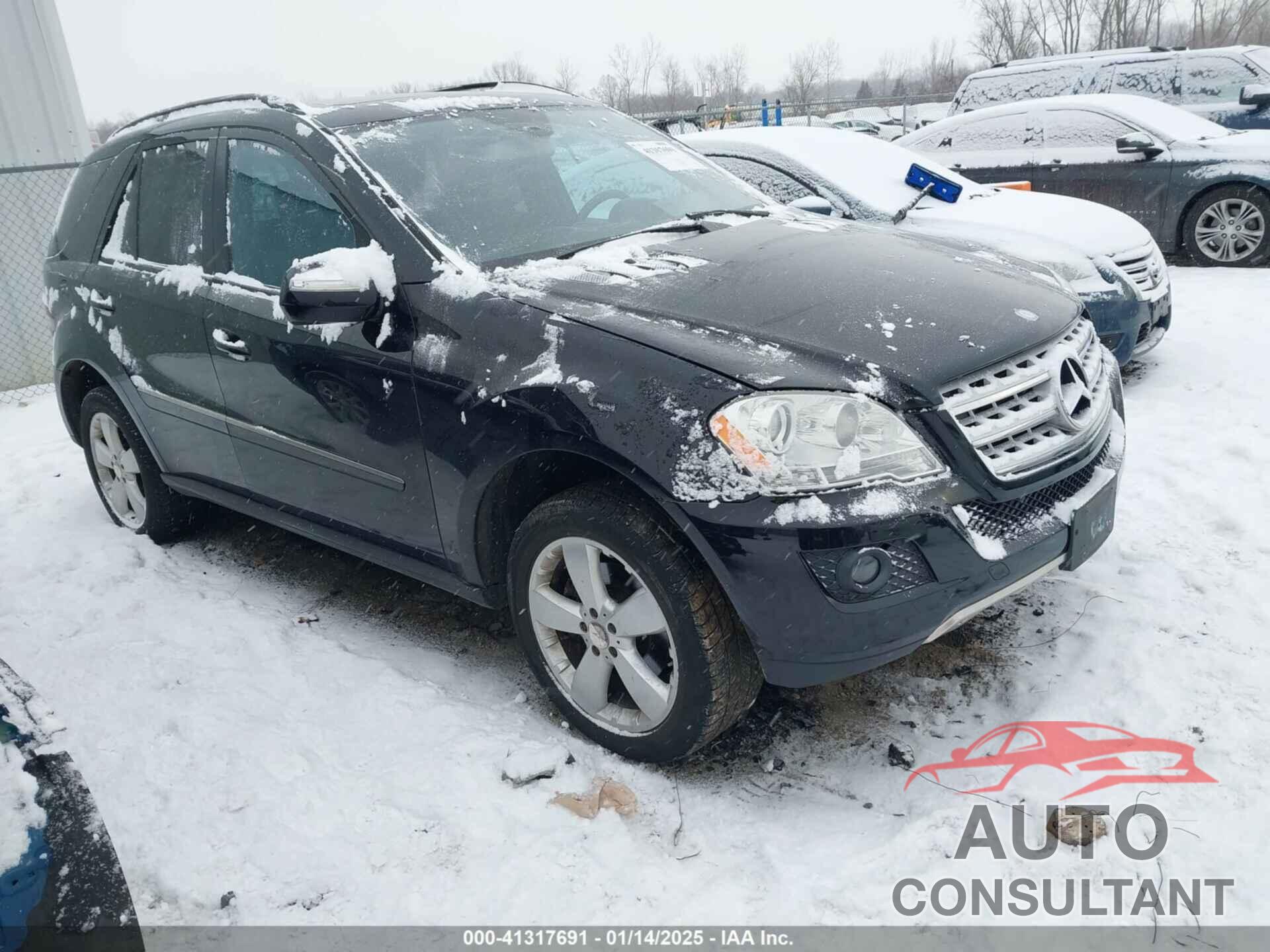 MERCEDES-BENZ ML 350 2009 - 4JGBB86E59A523599
