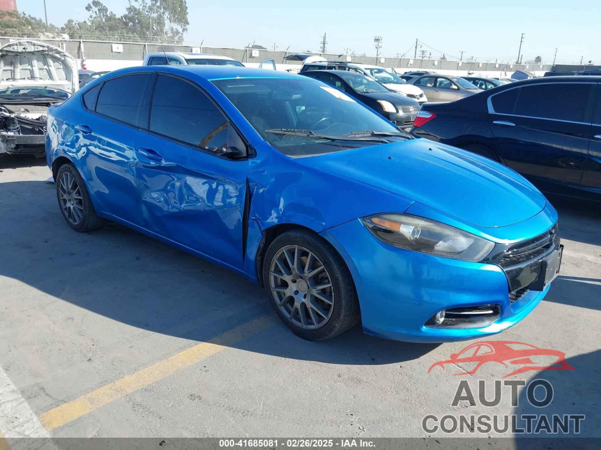 DODGE DART 2015 - 1C3CDFBB5FD201319