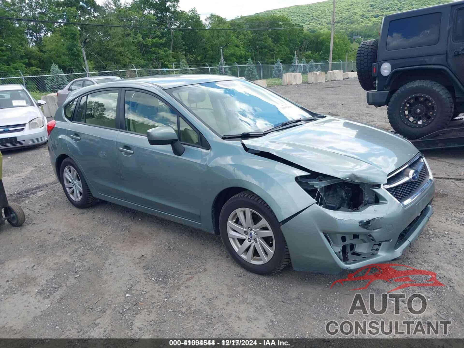 SUBARU IMPREZA 2015 - JF1GPAC61F8207657