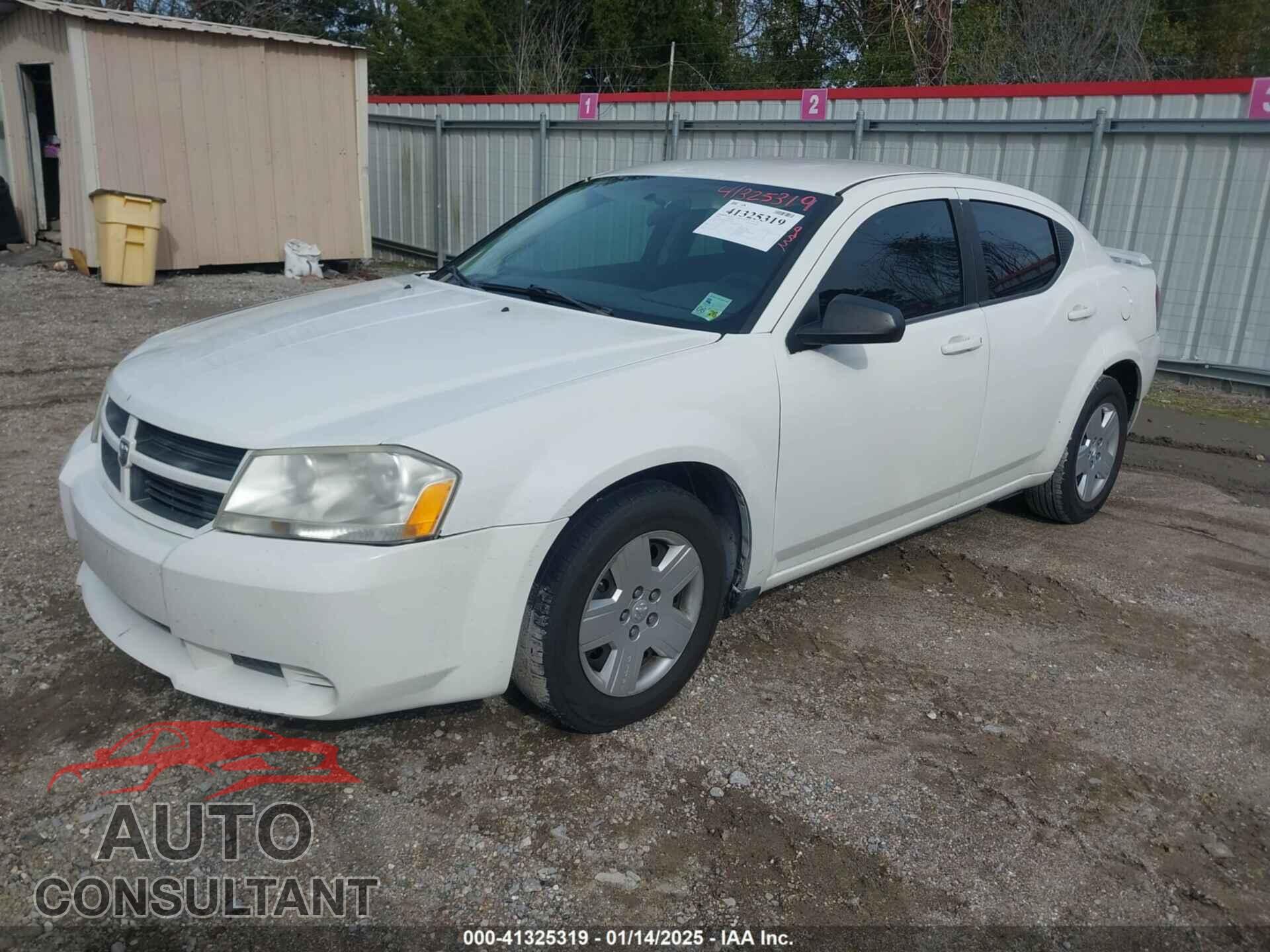 DODGE AVENGER 2010 - 1B3CC4FB9AN169962