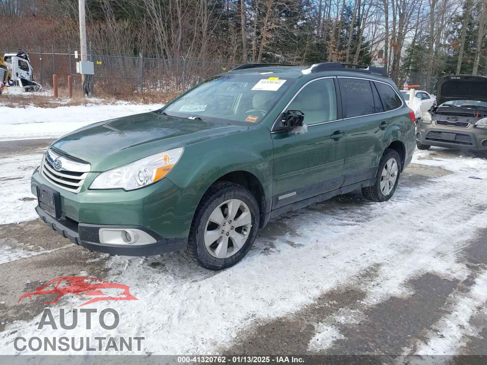 SUBARU OUTBACK 2012 - 4S4BRBCC9C3249041