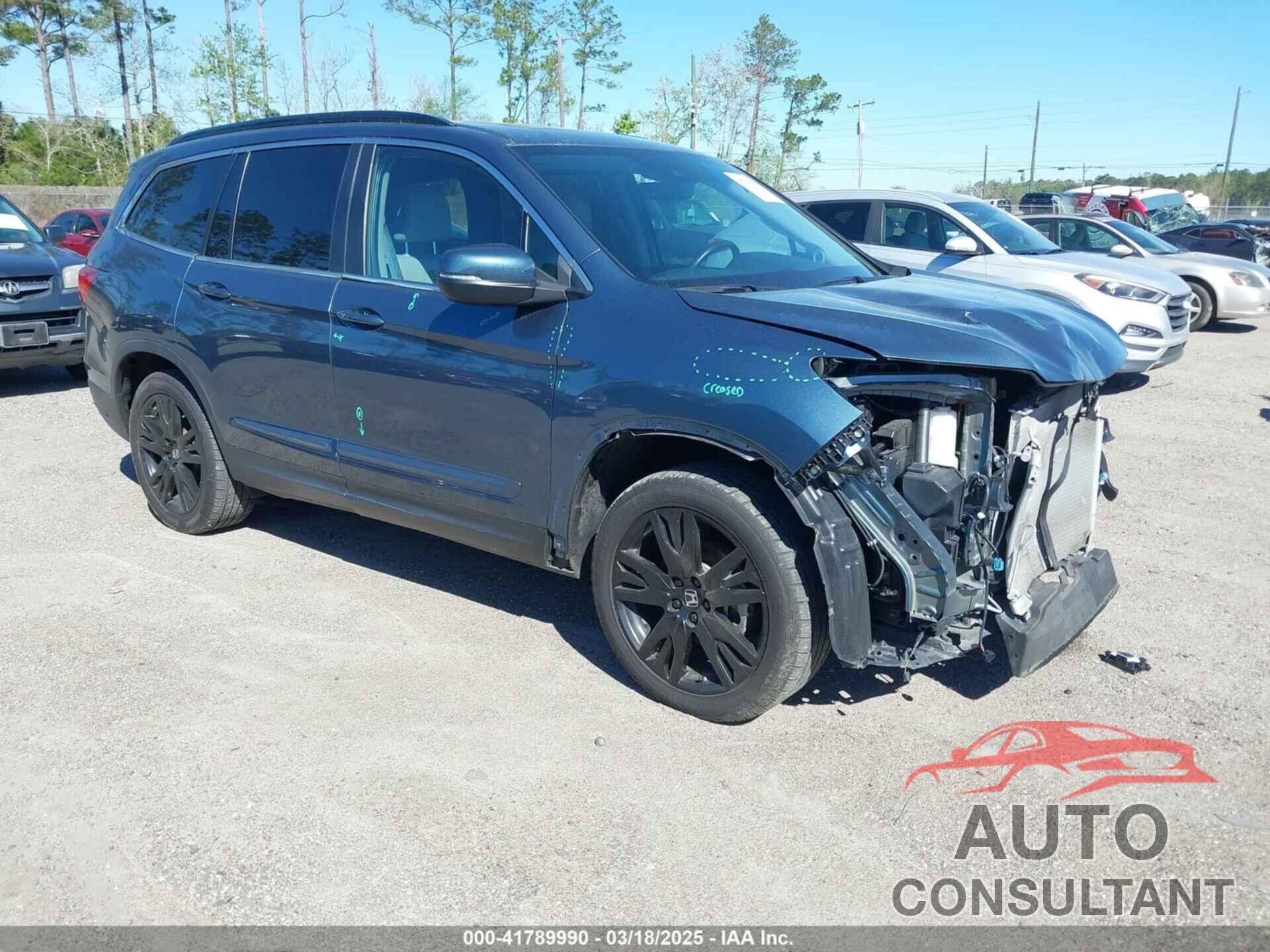 HONDA PILOT 2021 - 5FNYF5H27MB041981