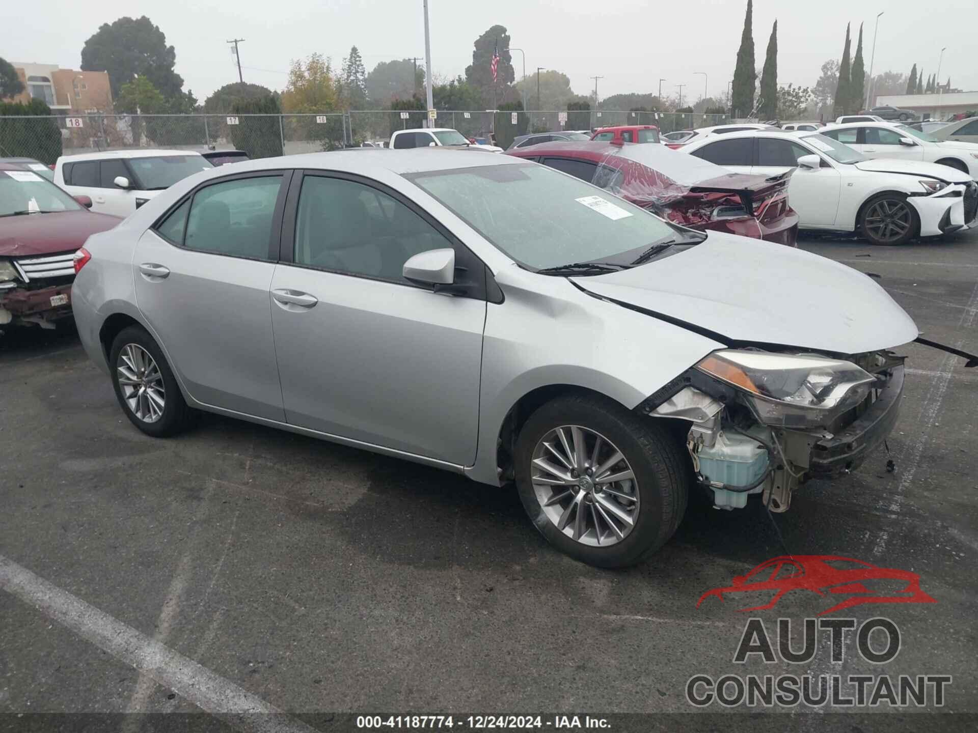 TOYOTA COROLLA 2015 - 5YFBURHE3FP360413