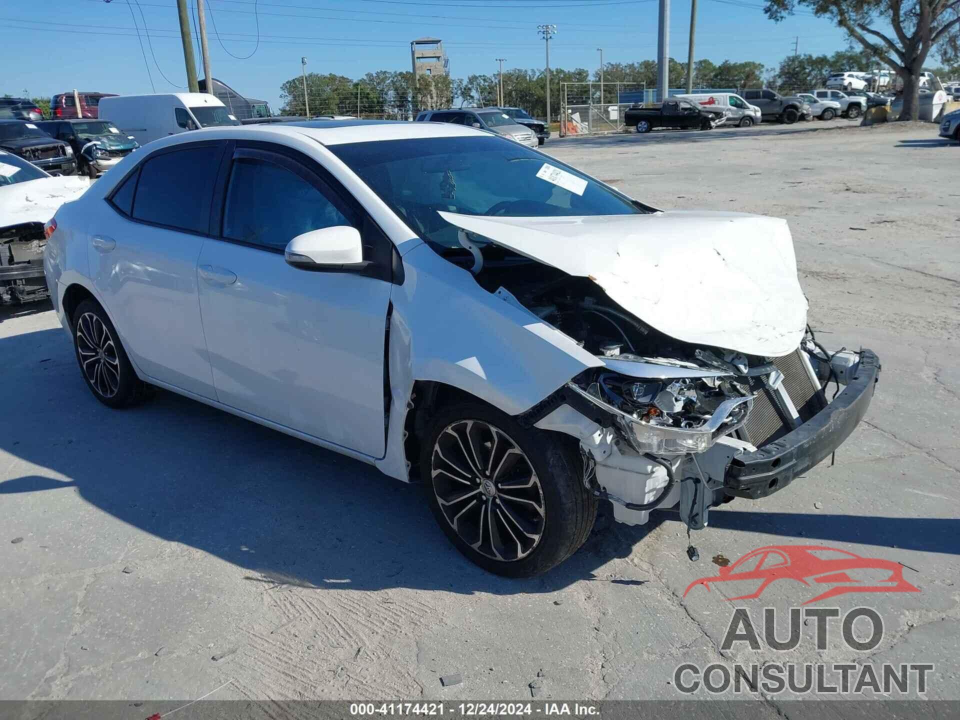 TOYOTA COROLLA 2016 - 2T1BURHE6GC742159