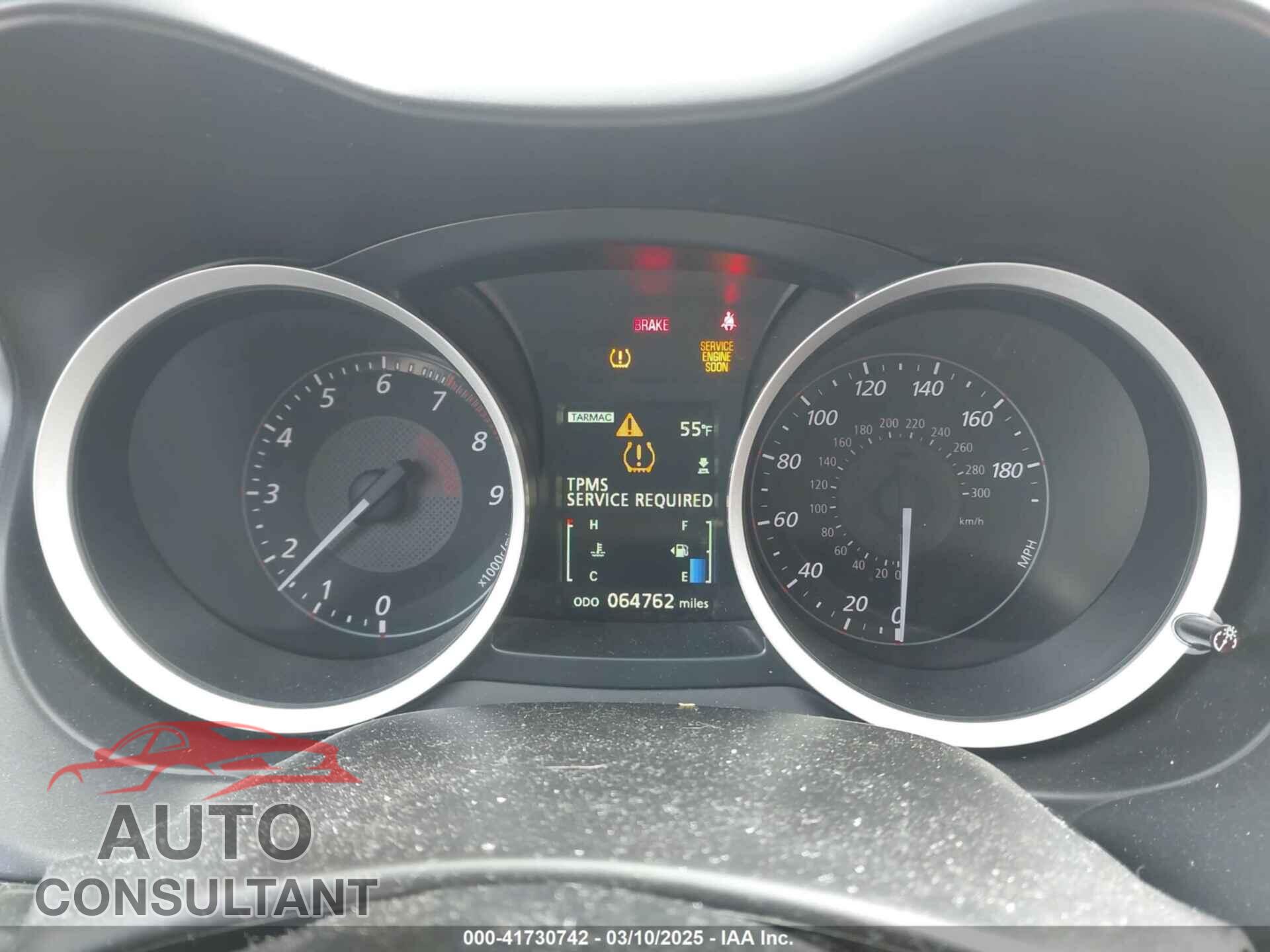 MITSUBISHI LANCER EVOLUTION 2015 - JA32W8FV4FU012578