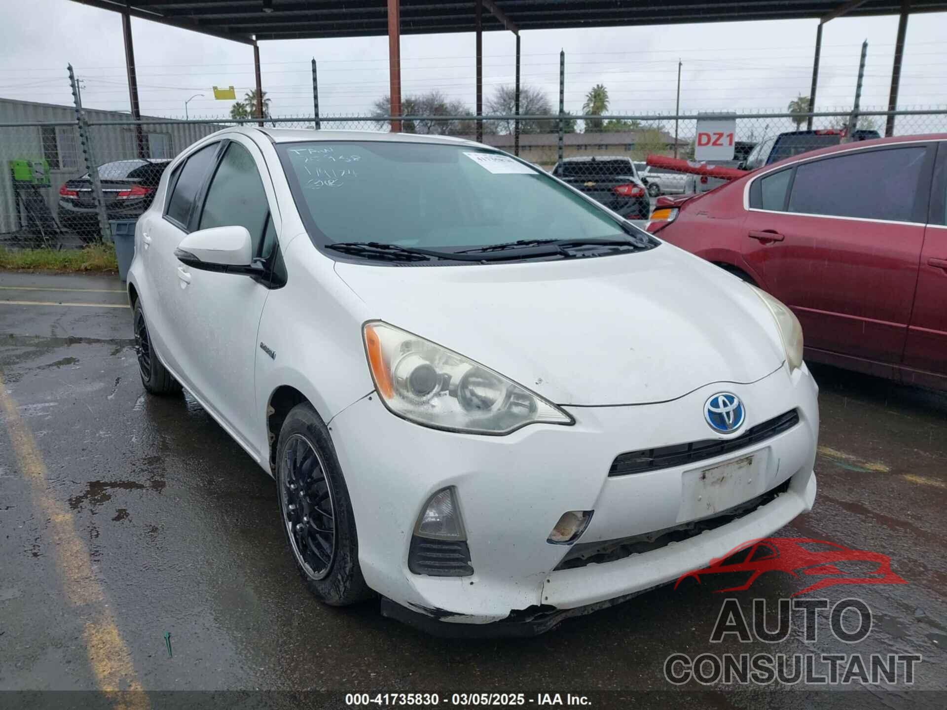 TOYOTA PRIUS C 2012 - JTDKDTB31C1516789