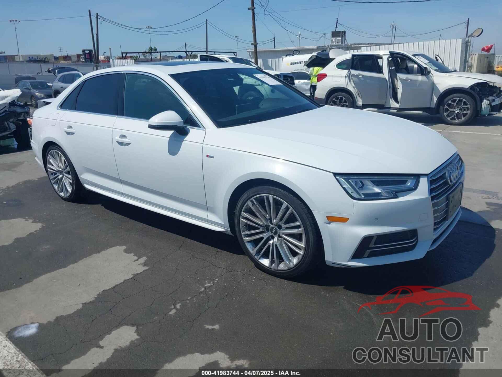 AUDI A4 2018 - WAULMAF42JA224428
