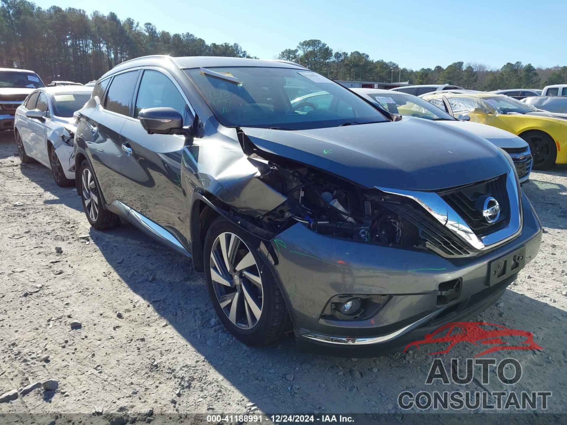 NISSAN MURANO 2015 - 5N1AZ2MG8FN279329