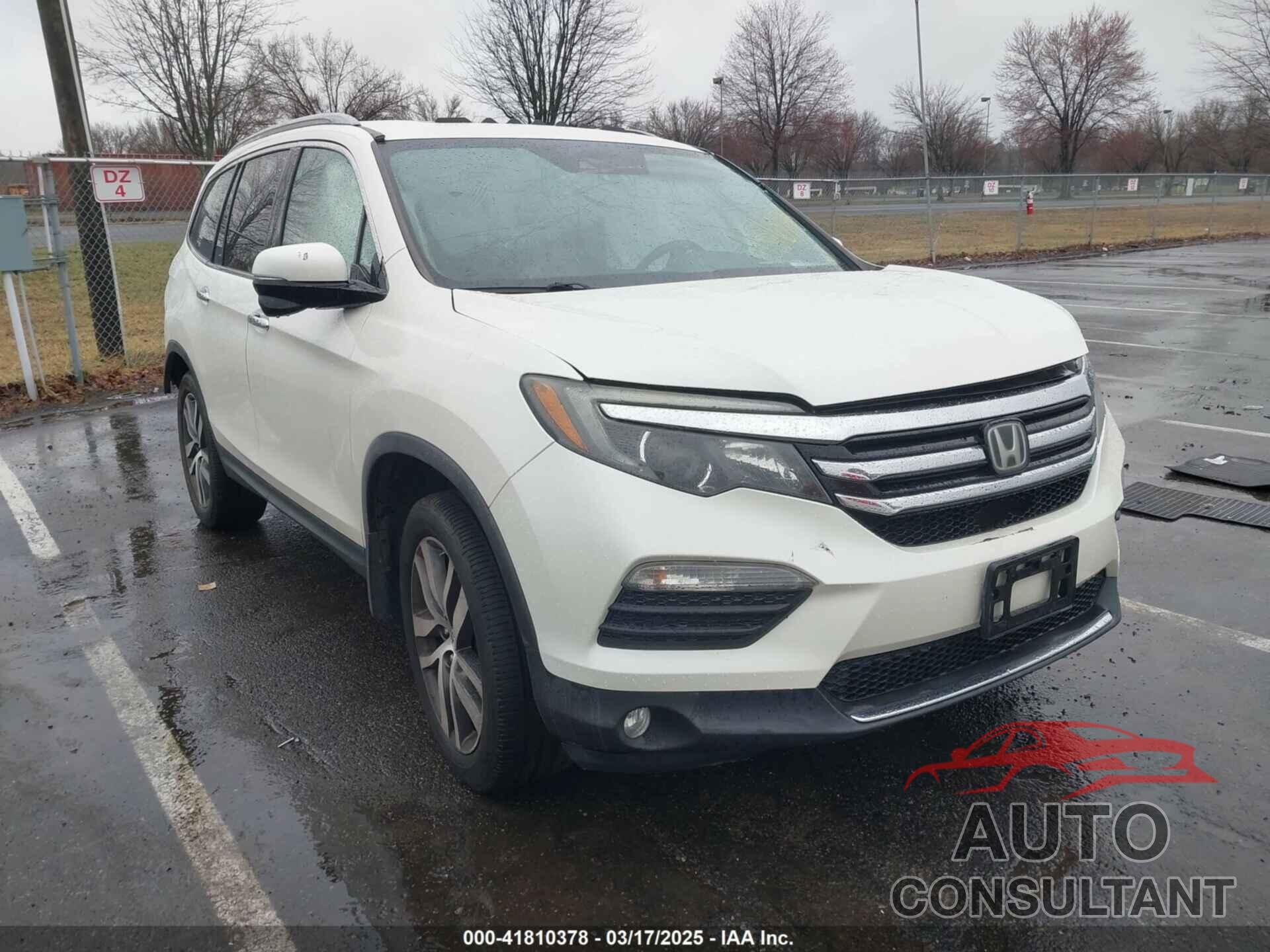 HONDA PILOT 2016 - 5FNYF6H95GB062089