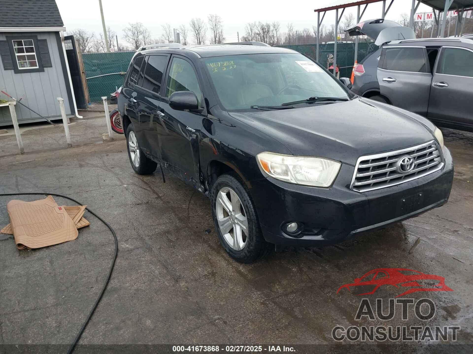 TOYOTA HIGHLANDER 2010 - JTEDK3EH2A2162886