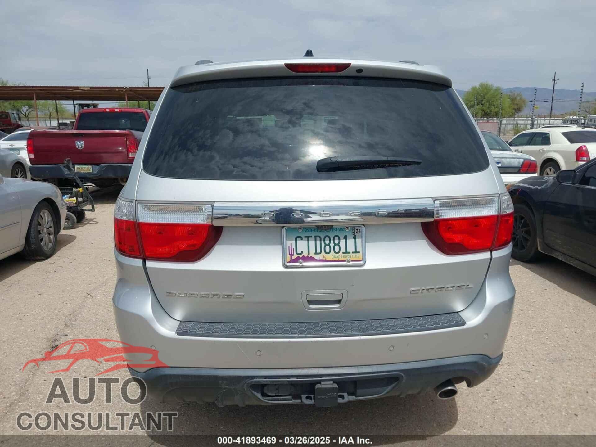 DODGE DURANGO 2013 - 1C4RDHEG5DC597263