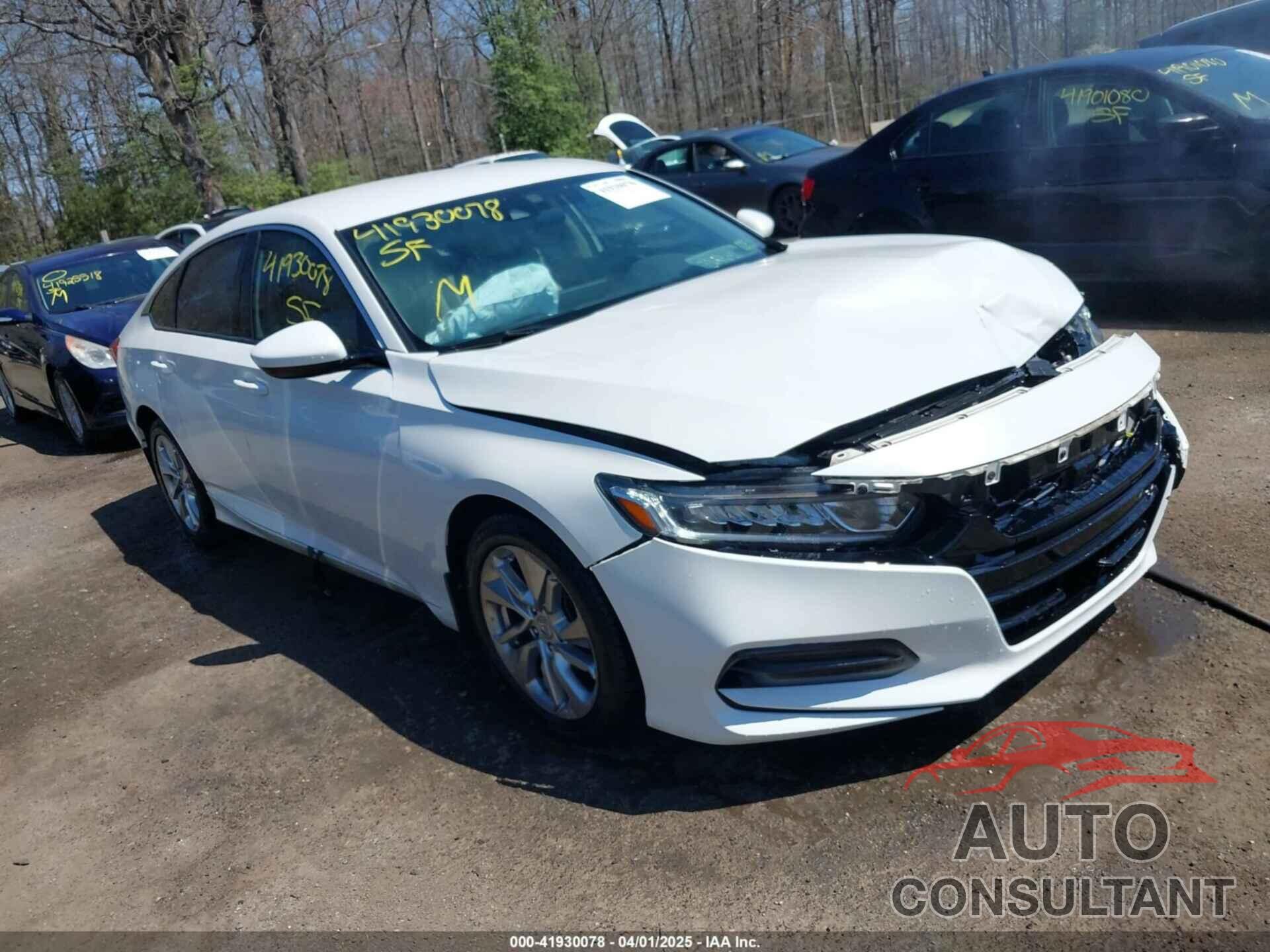 HONDA ACCORD 2018 - 1HGCV1F11JA237677